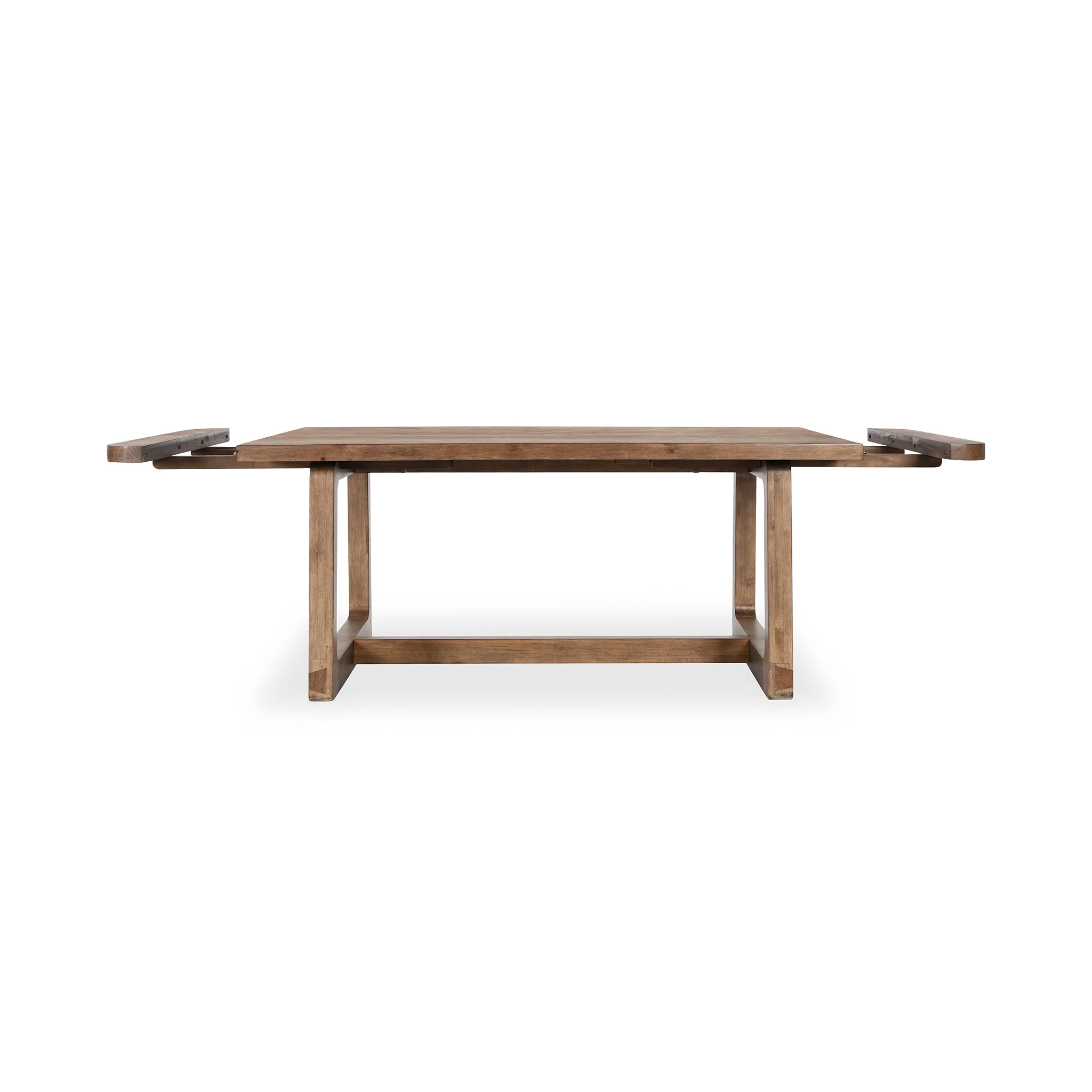 Lyra 86"-110" Extendable Dining Table - Smoke Brown - Image 3