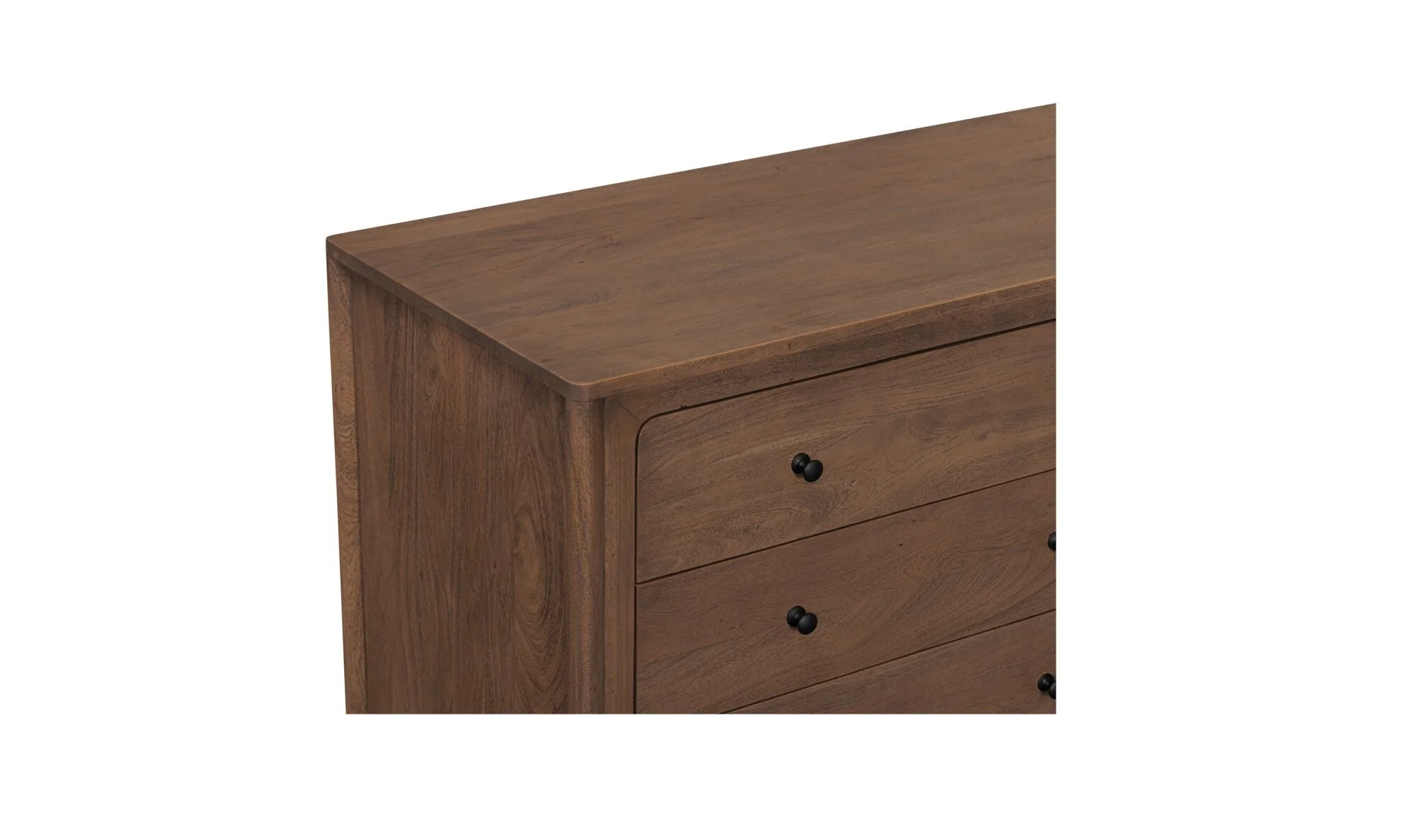Mabel 6 Drawer Dresser Dark Brown - Image 16