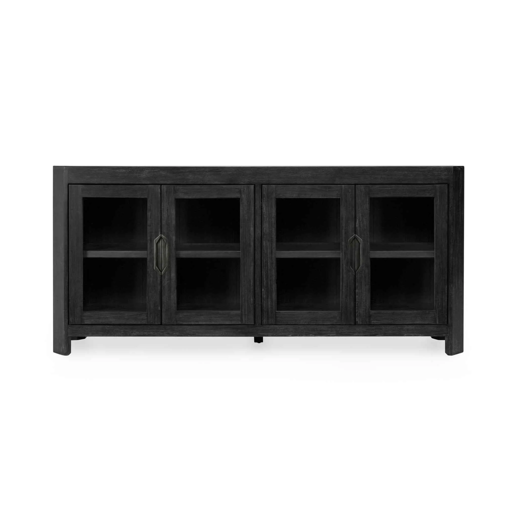 Macarthur 4 Door Cabinet - Aged Black - Image 2