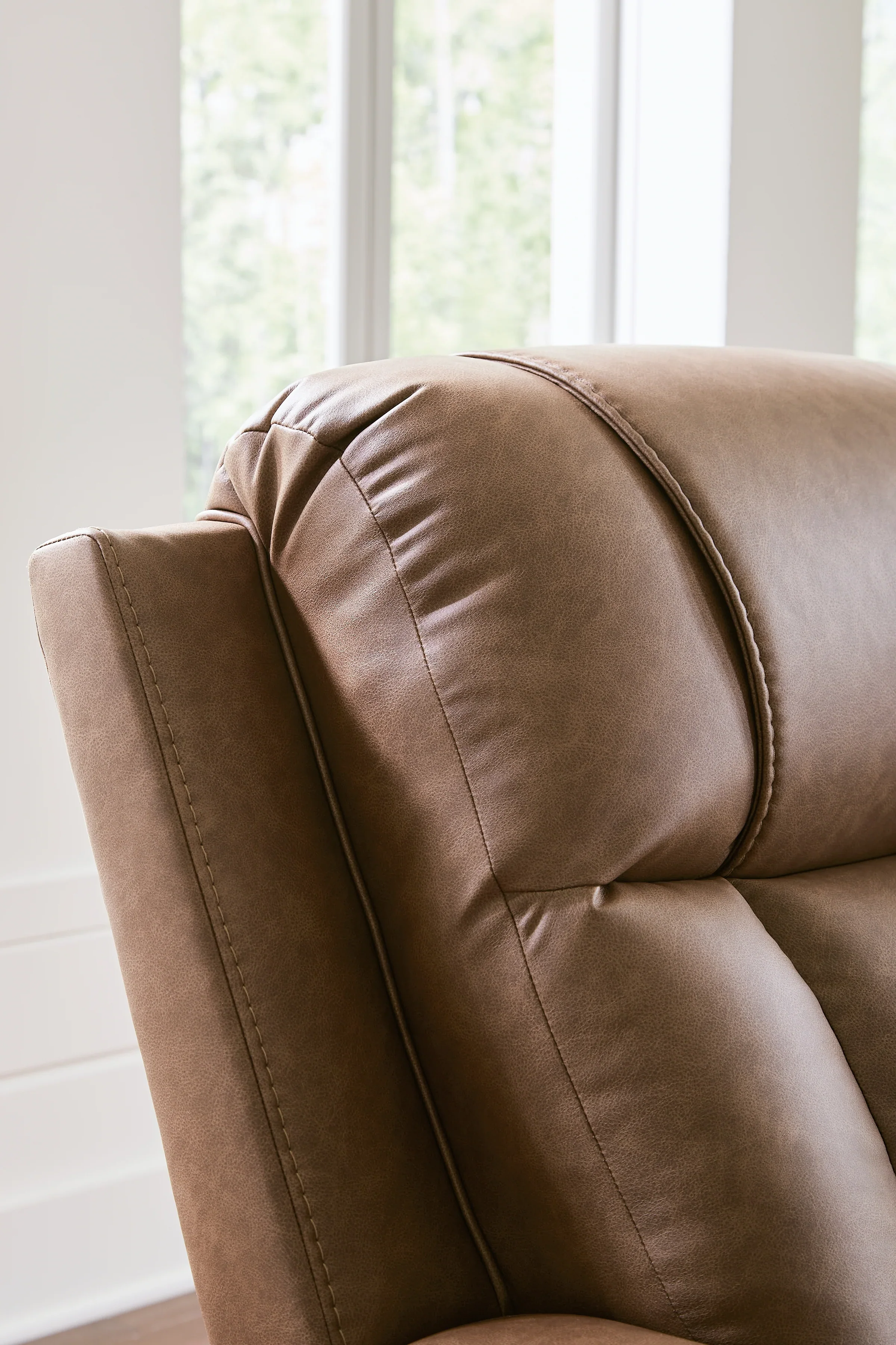 Mackmenville Caramel Zero Wall Recliner - Image 8