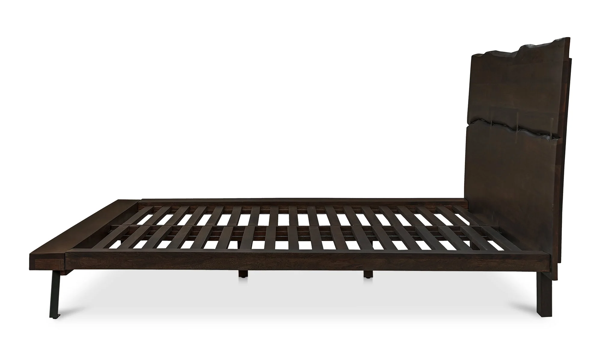 Madagascar Platform Bed Dark Brown - Image 10