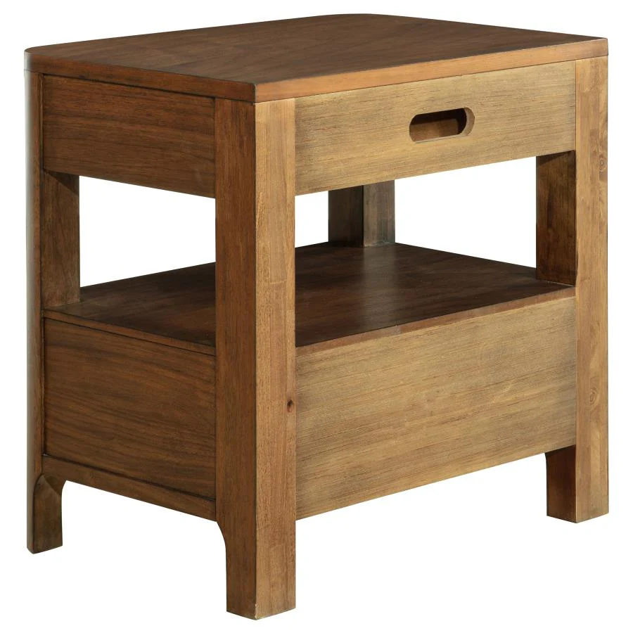Maderia Walnut 5-Piece Eastern King Bedroom Set - Image 6