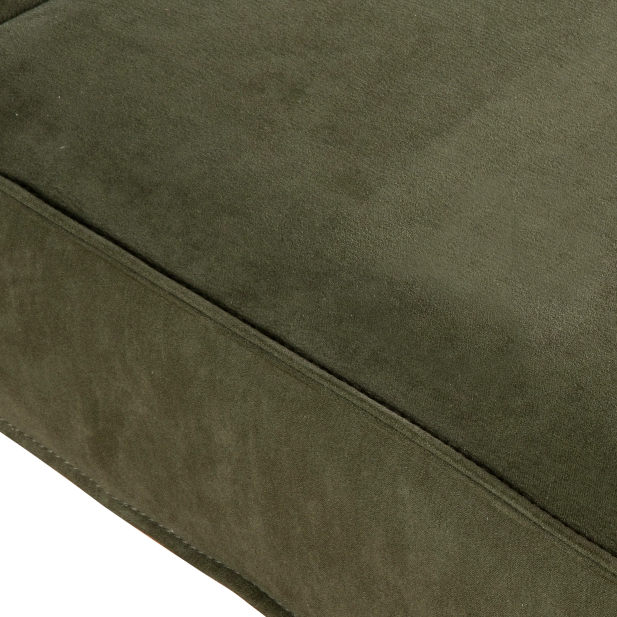 Madison Counter Chair in Green Eco Suede with Dark Legs - Image 5