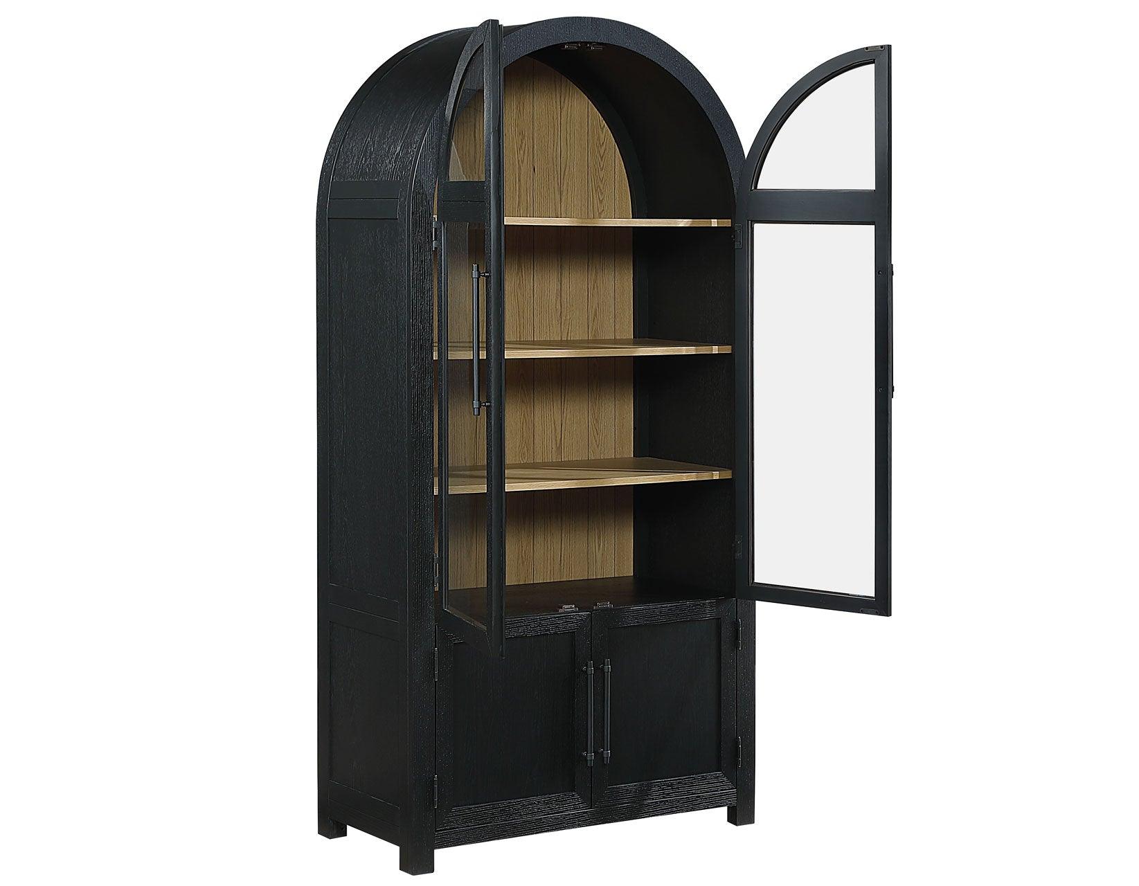 Magnolia Black Curio with Weathered Sand Interior - Image 5