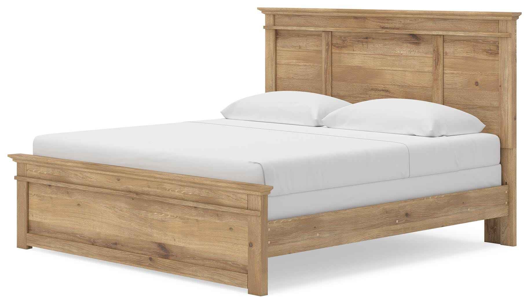 Makidern Tan King Panel Bed - Image 12