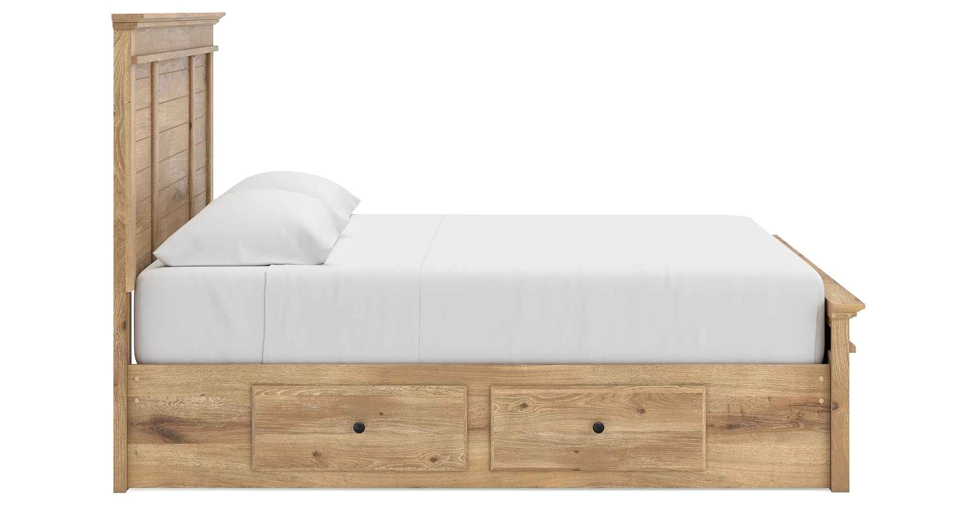 Makidern Tan King Panel Storage Bed - Image 18