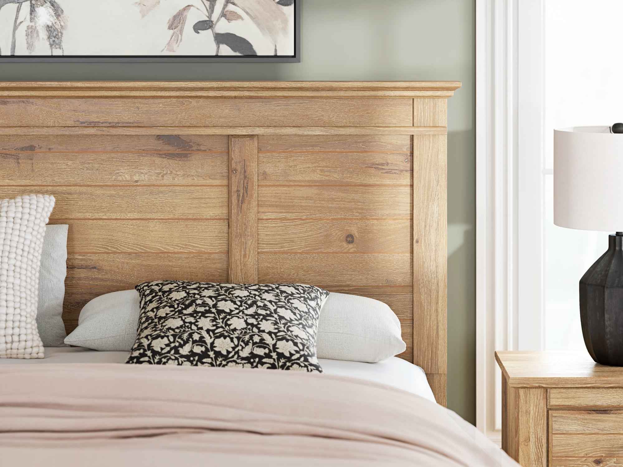 Makidern Tan King Panel Storage Bed - Image 19