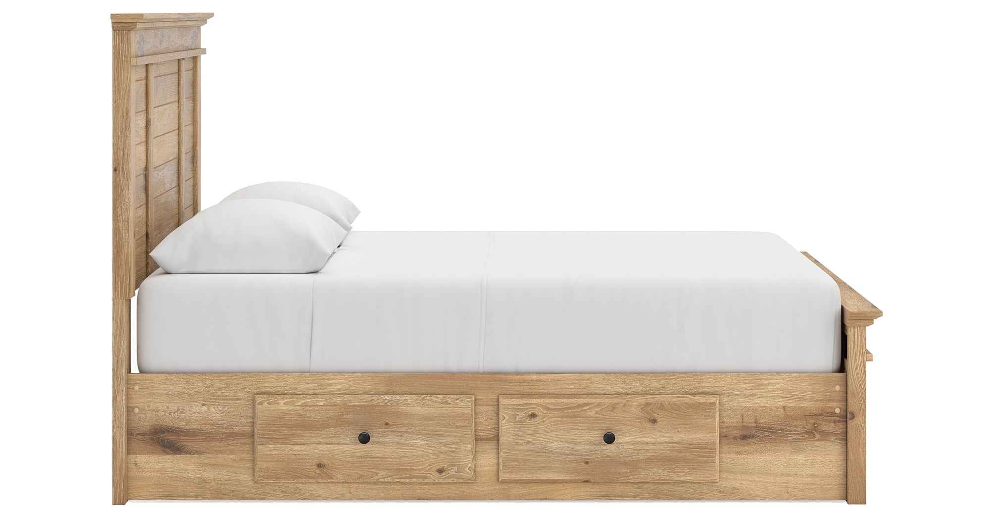 Makidern Tan Queen Panel Storage Bed - Image 17