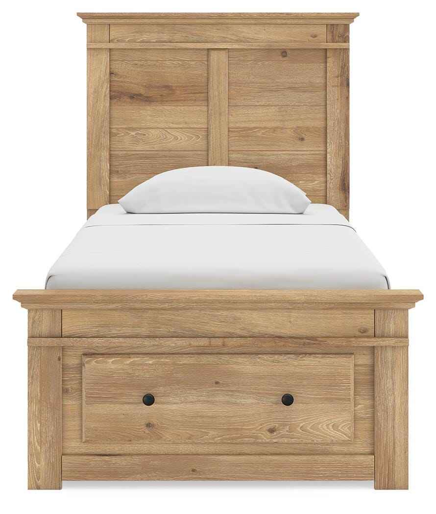 Makidern Tan Twin Panel Storage Bed - Image 13