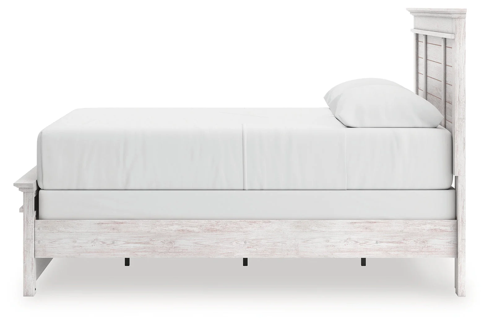 Makidern Whitewash Queen Panel Bed, Dresser and Mirror - Image 13