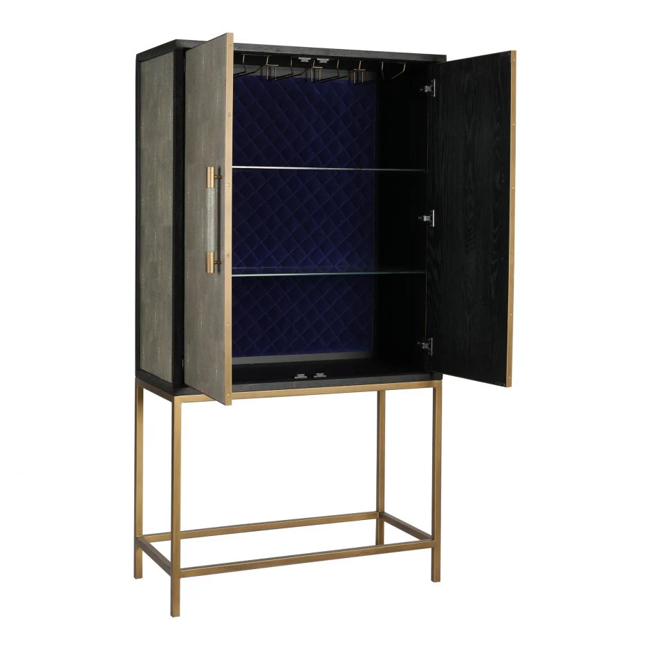 Mako Bar Cabinet Grey - Image 5