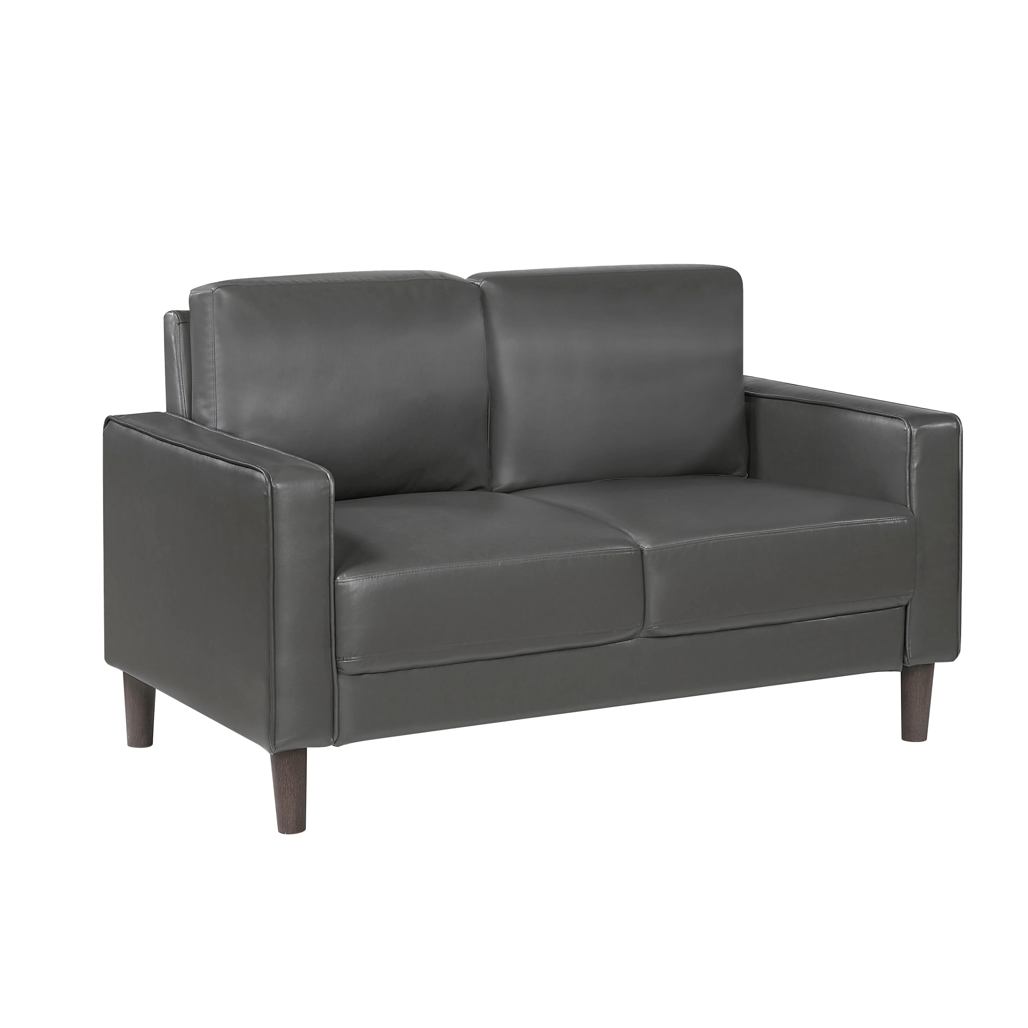 Malcolm Dark Gray Loveseat - Image 2