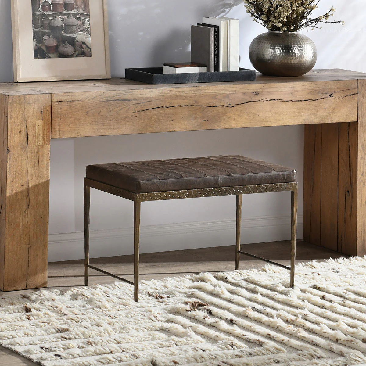 Malo Accent Bench - Cocoa Brown - Image 6