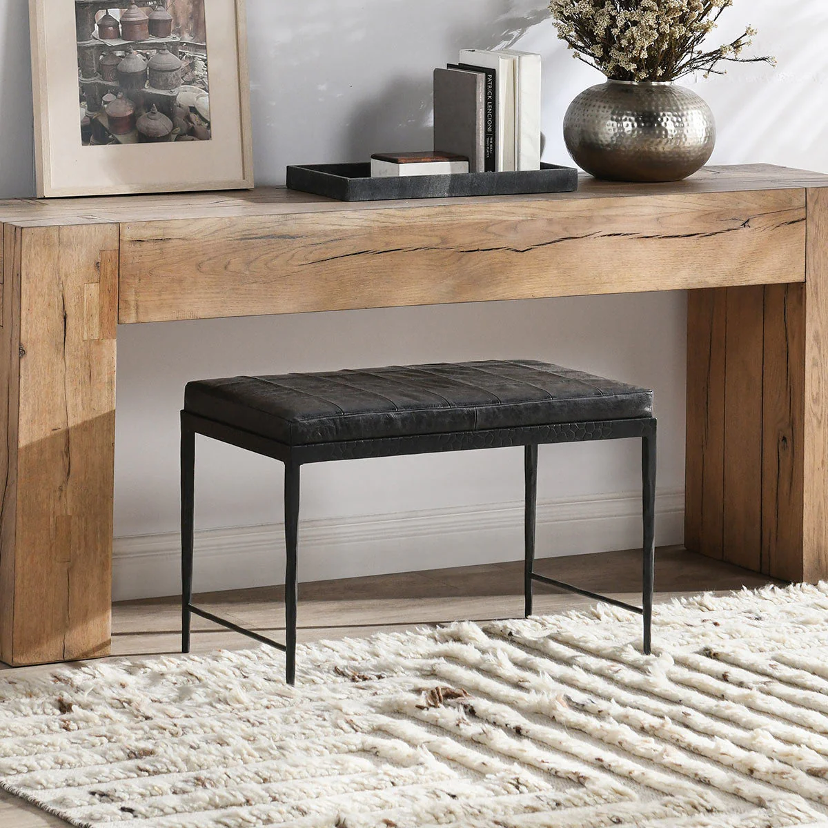 Malo Accent Bench - Onyx Black - Image 6