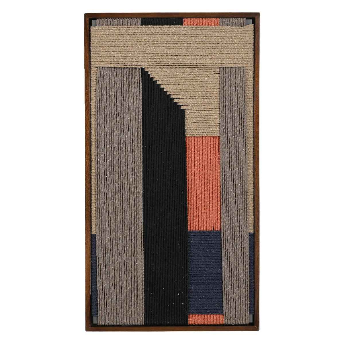 Manila Woven Framed Art, Orange - Image 4