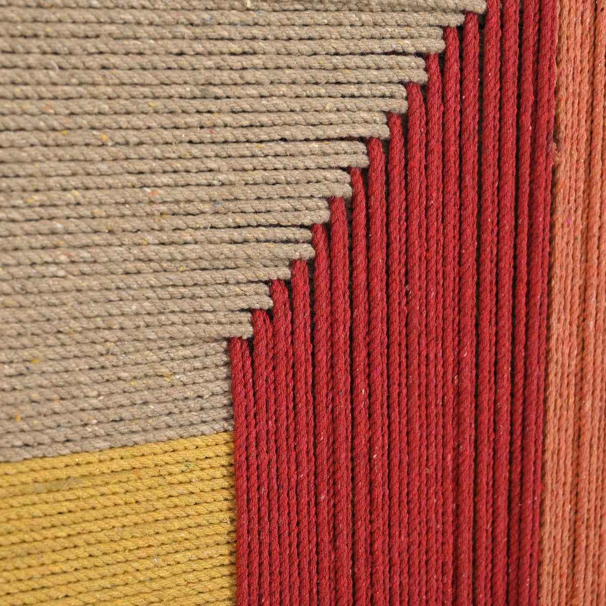 Manila Woven Framed Art, Red - Image 2