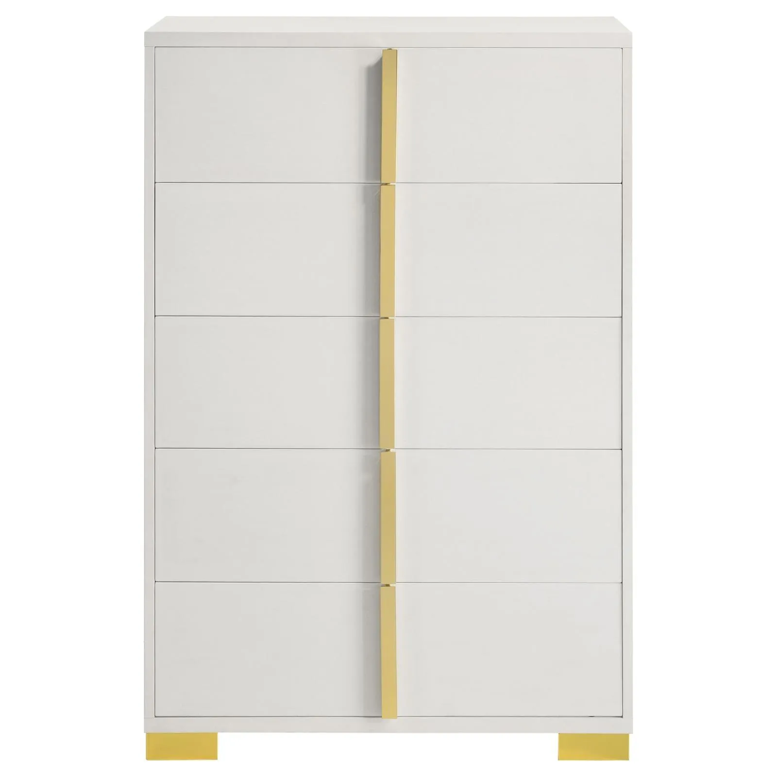 Marceline 5-drawer Chest White - Image 2