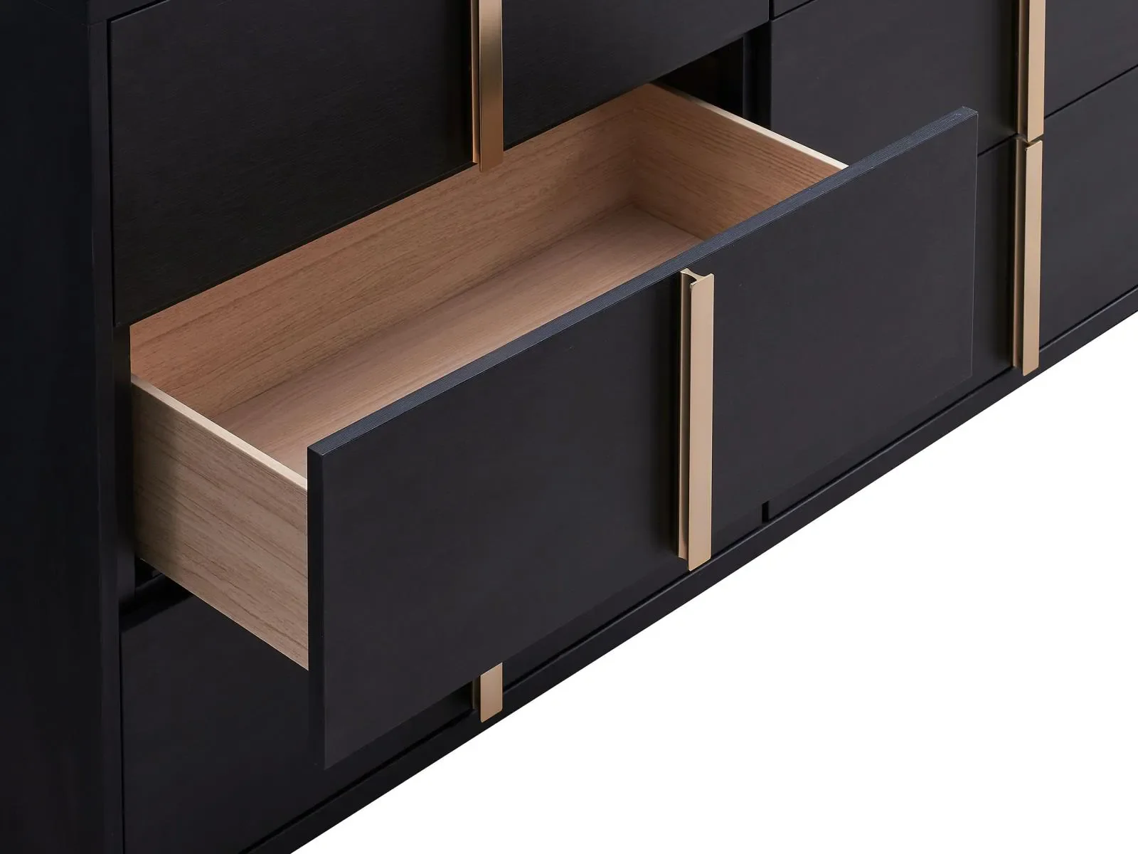 Marceline Black 4-Piece Queen Bedroom Set with LED Headboard - Image 15