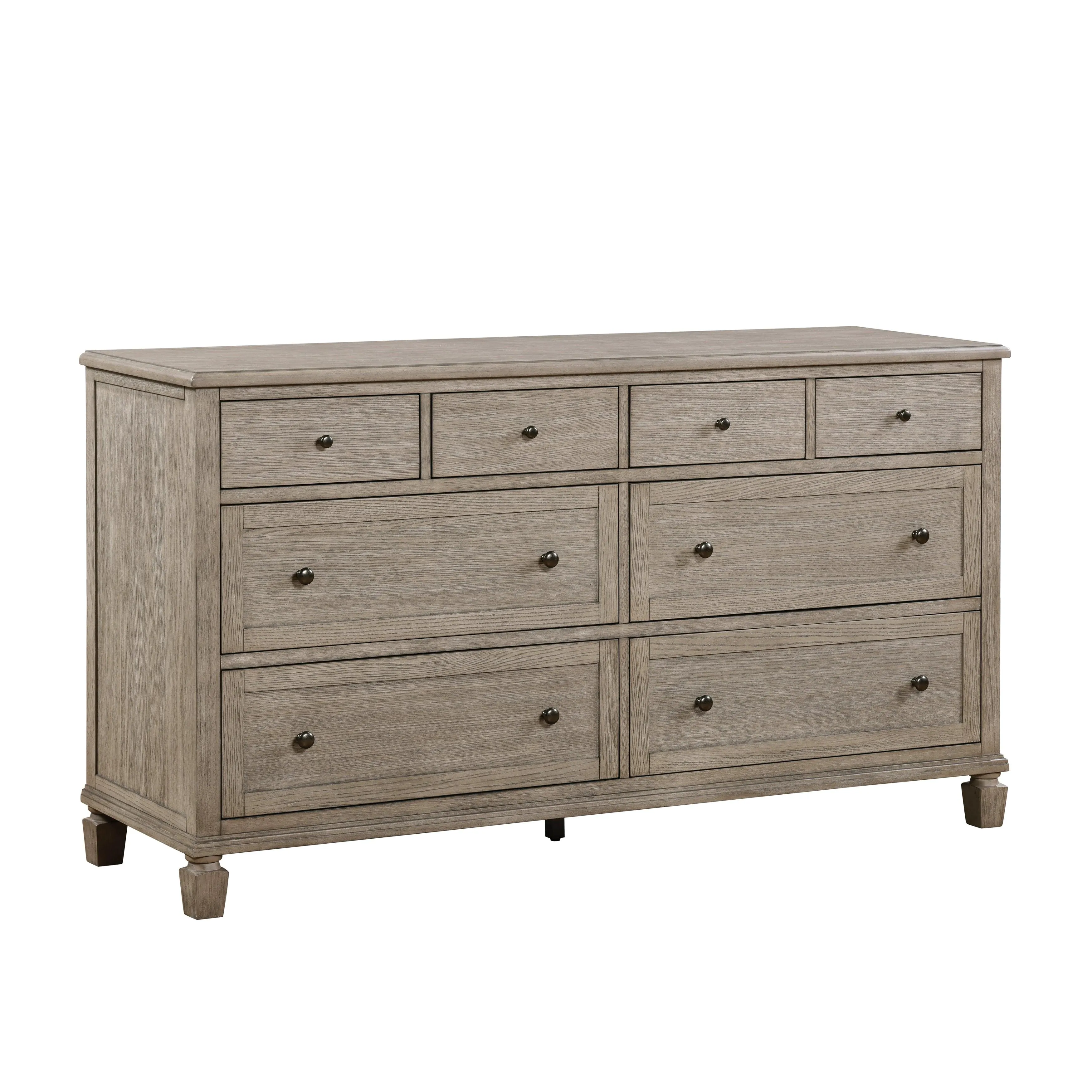 Marceline Gray Oak Dresser - Image 11