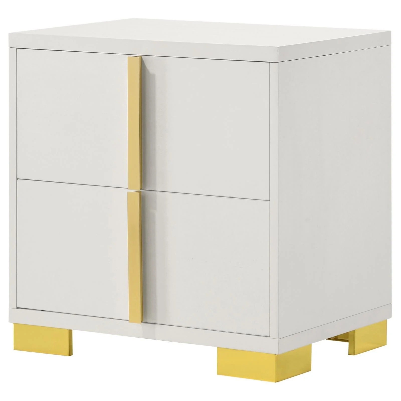 Marceline White 2-drawer Nightstand - Image 4