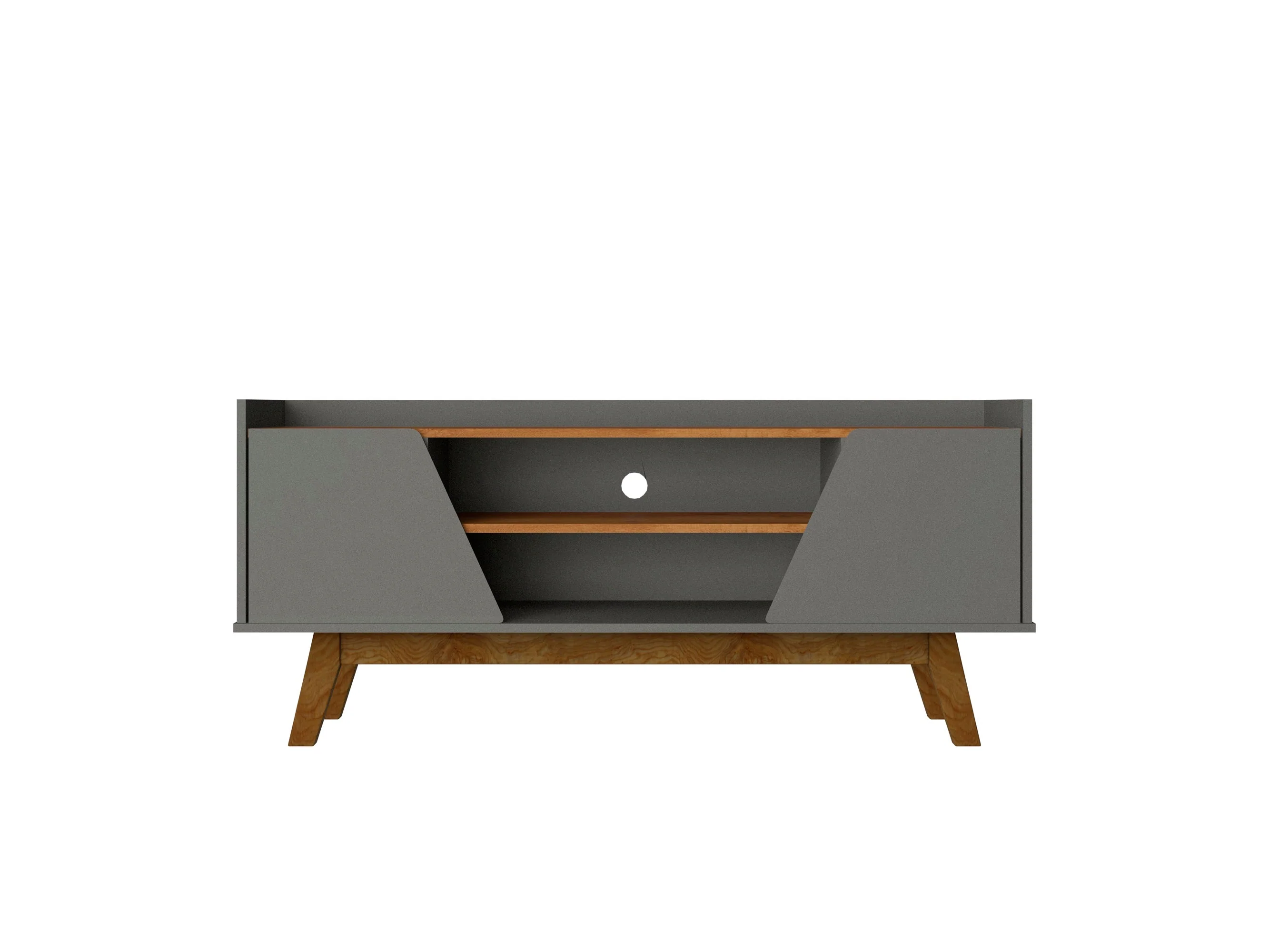 Marcus 53.14 TV Stand in Grey and Nature
