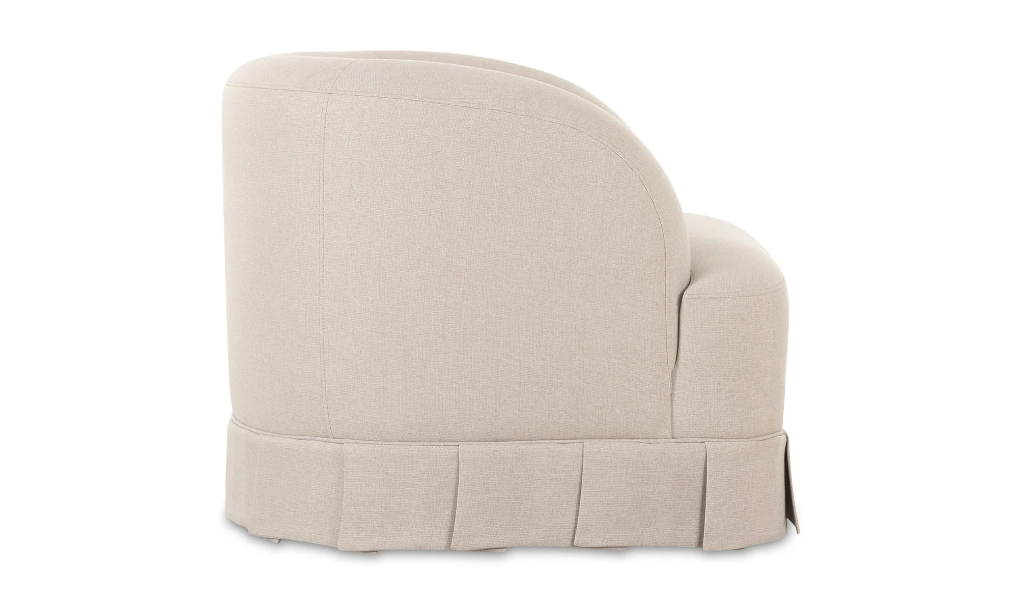 Maren Swivel Chair Beige - Image 3