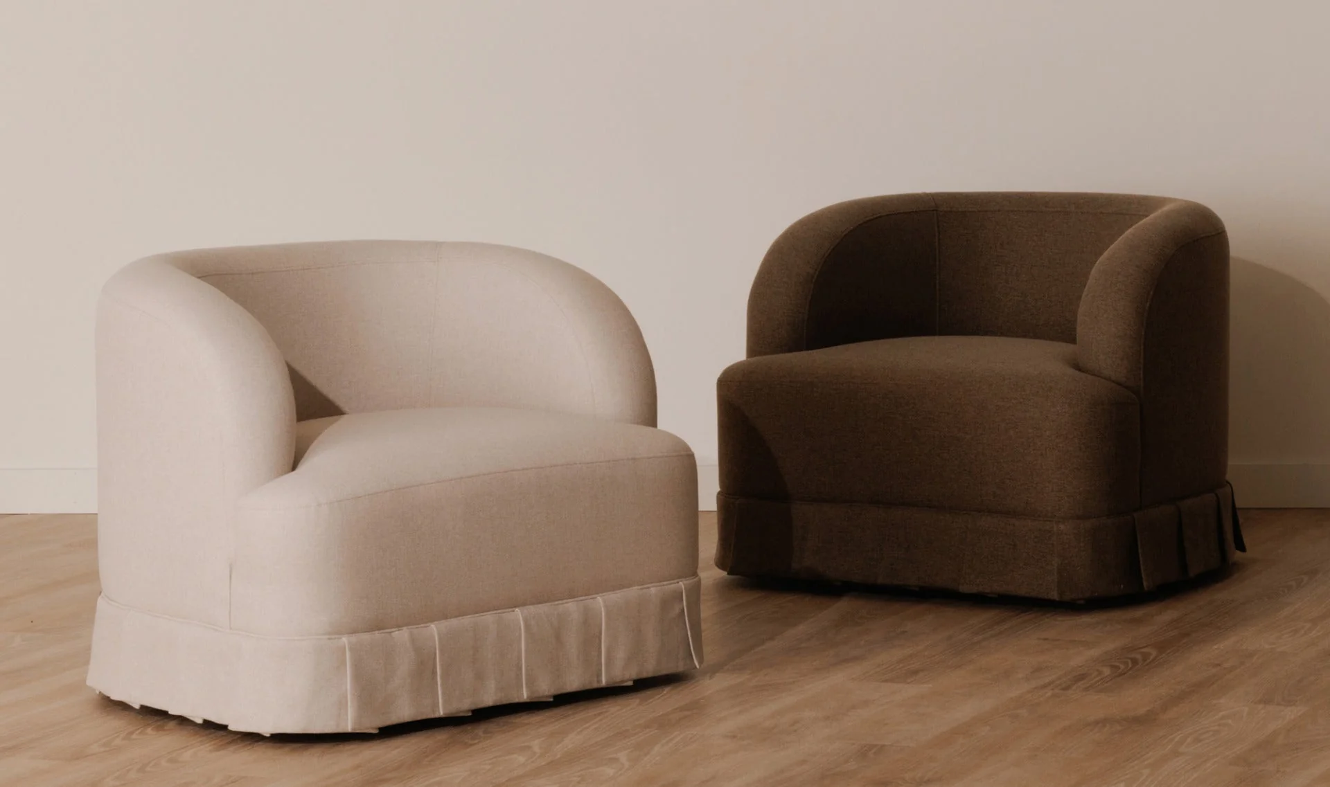 Maren Swivel Chair Beige - Image 9