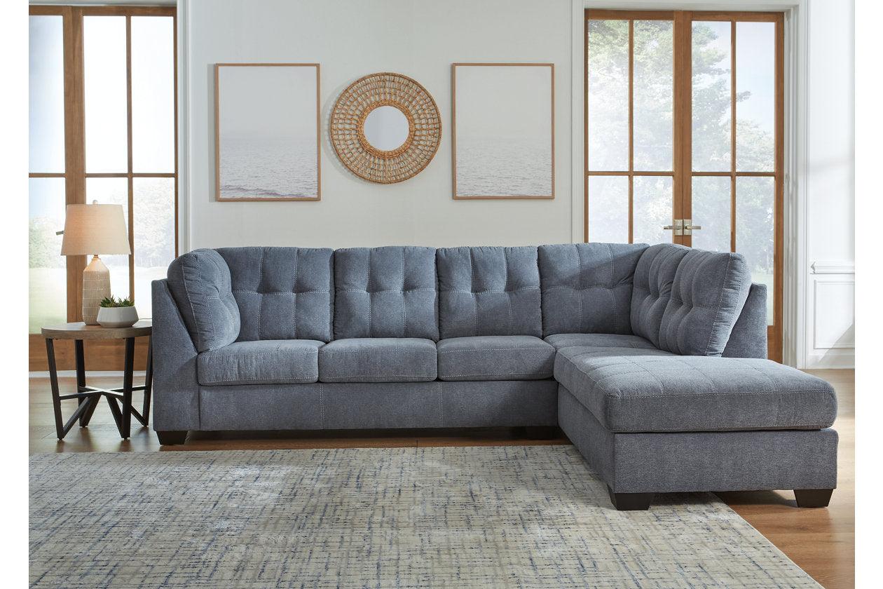 Marleton Denim 2-Piece Sectional with RAF Chaise - Image 4