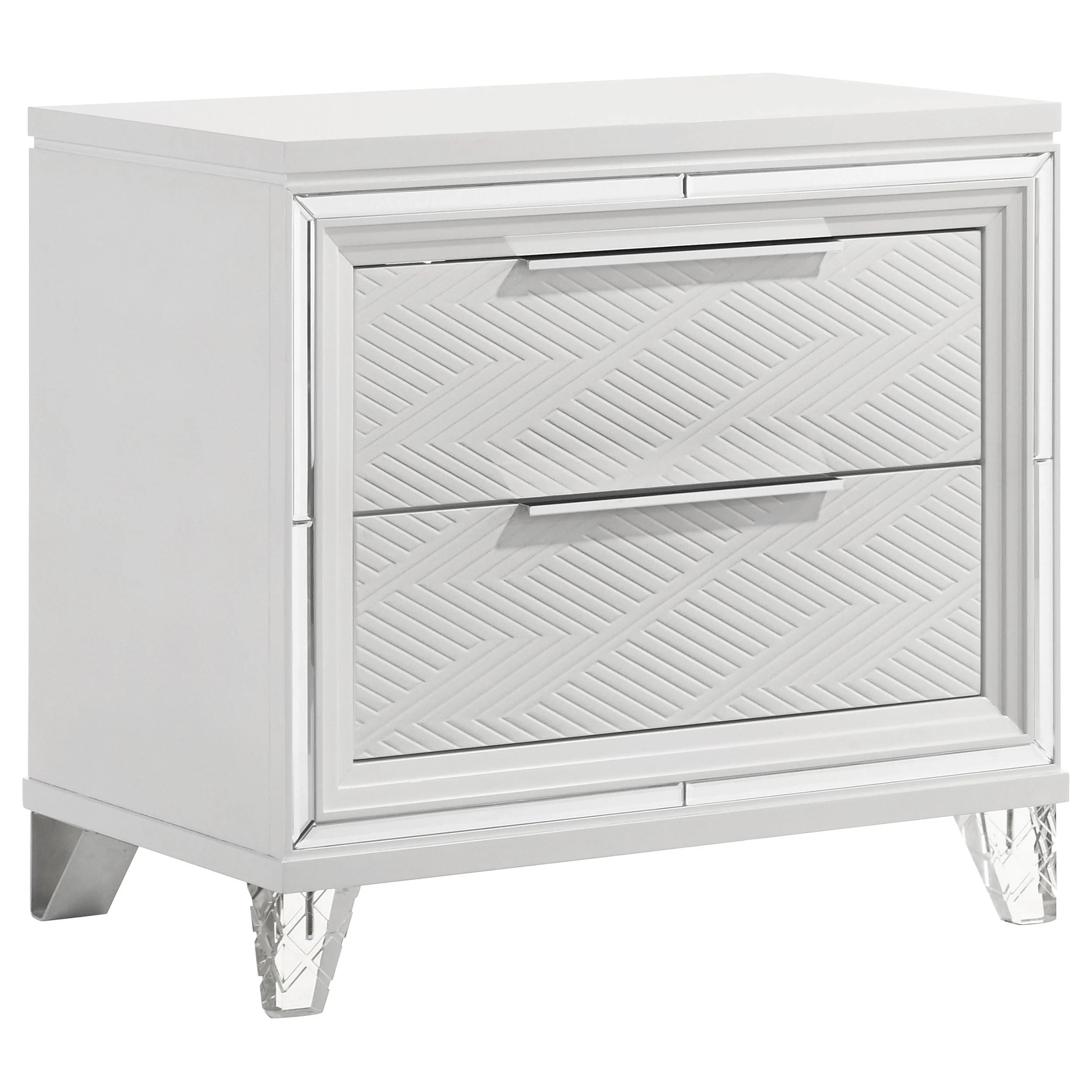 Marmore White 5-Piece Queen Bedroom Set - Image 5