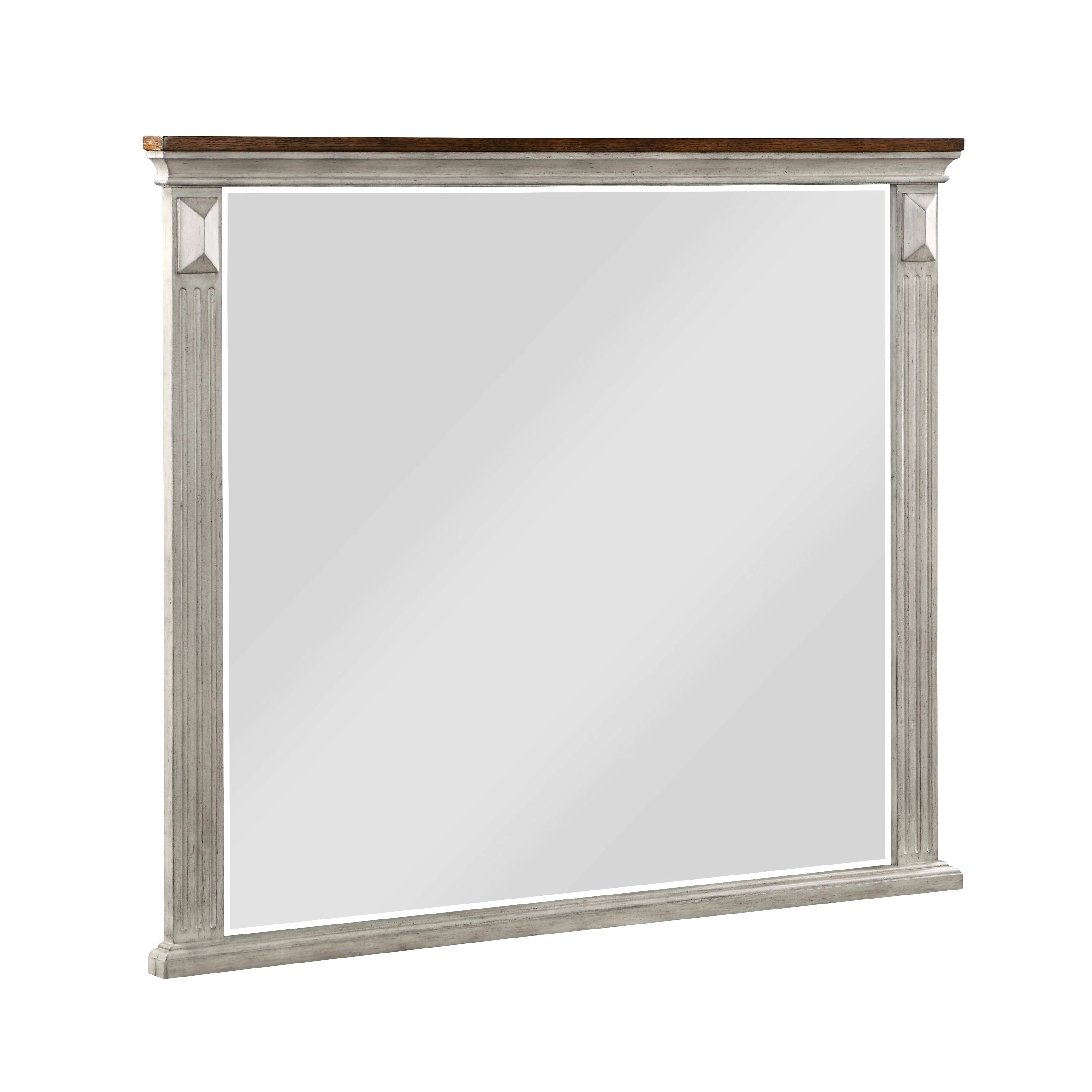 Marquette Gray/Brown Mirror (Mirror Only)