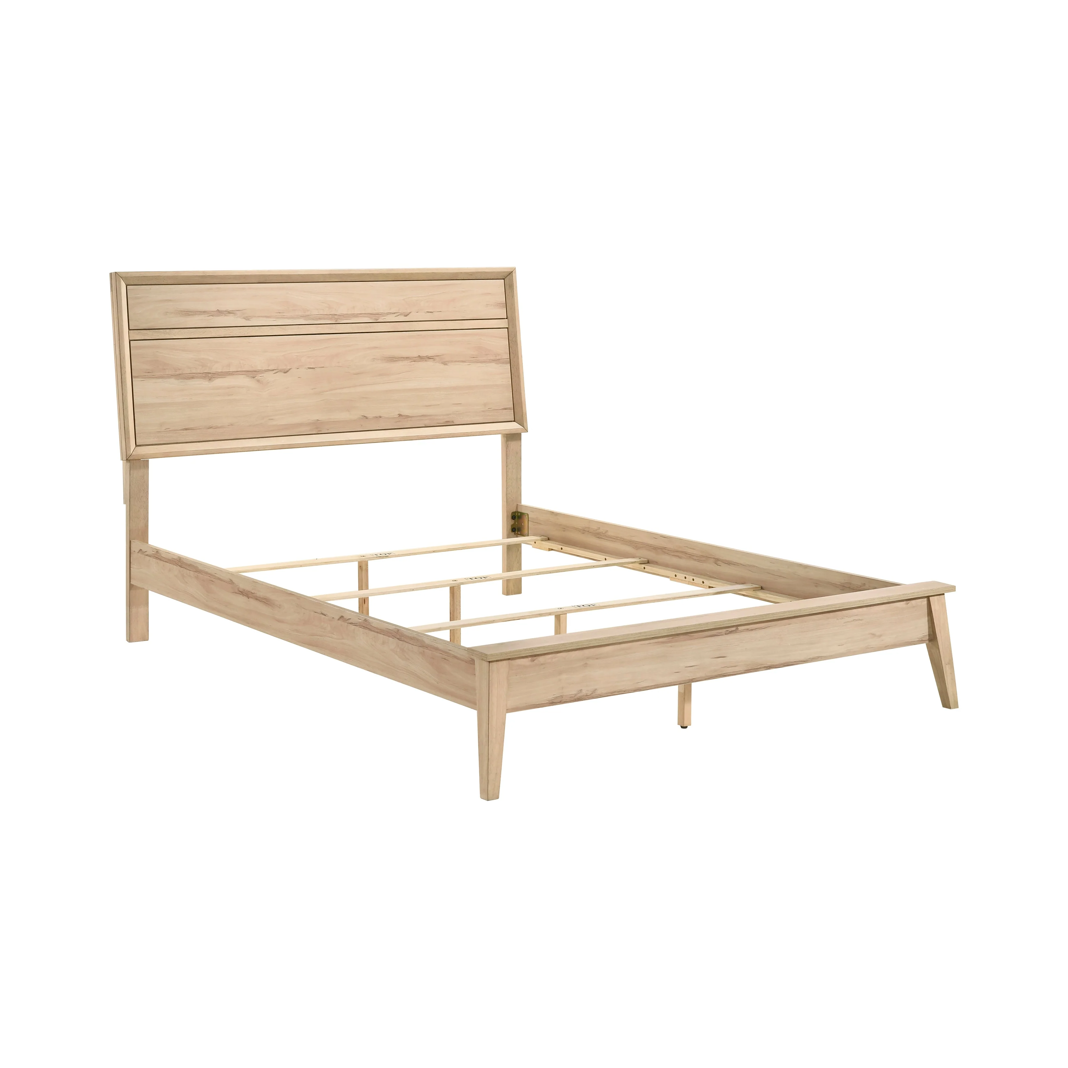 Marrin Natural Oak King Panel Bed - Image 3