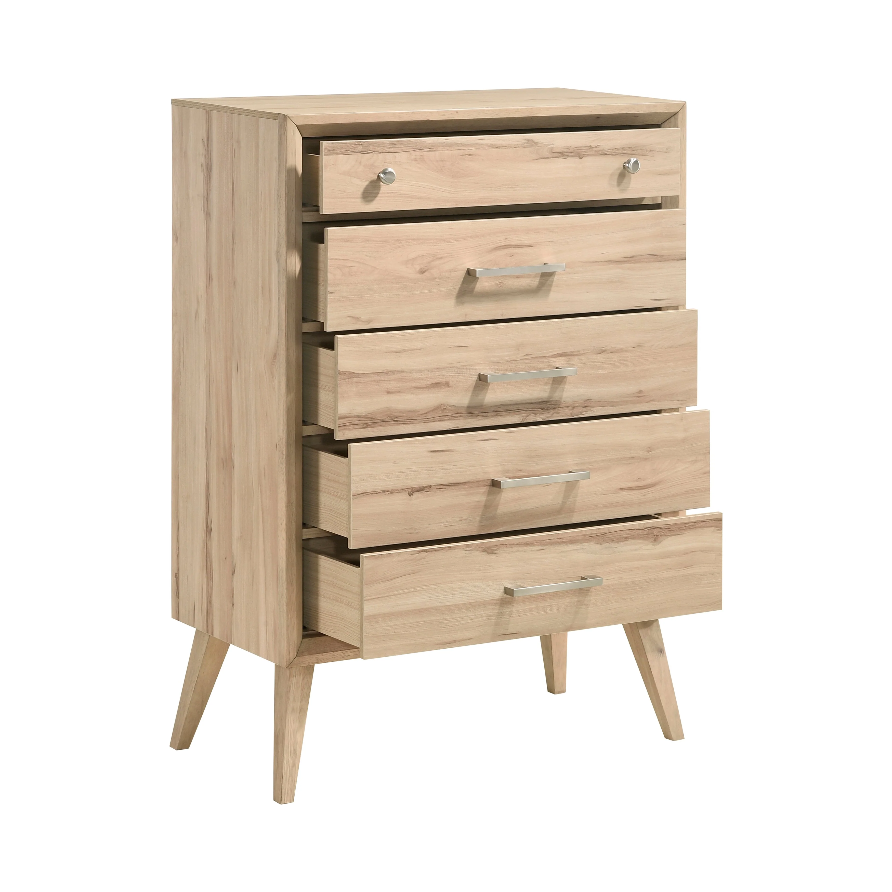 Marrin Natural Oak Panel Bedroom Set - Image 14