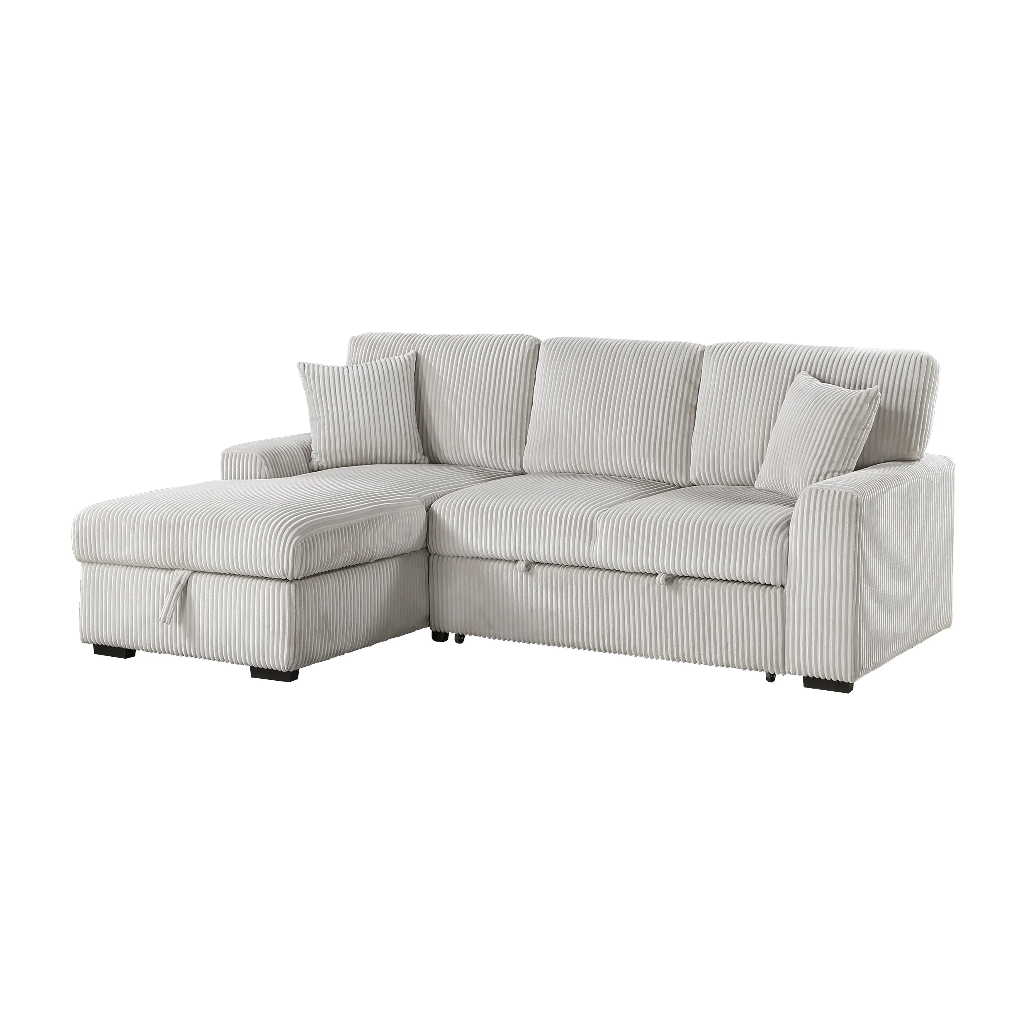 Marsh Gray 2-Piece Sectional with Left Chaise - Image 3