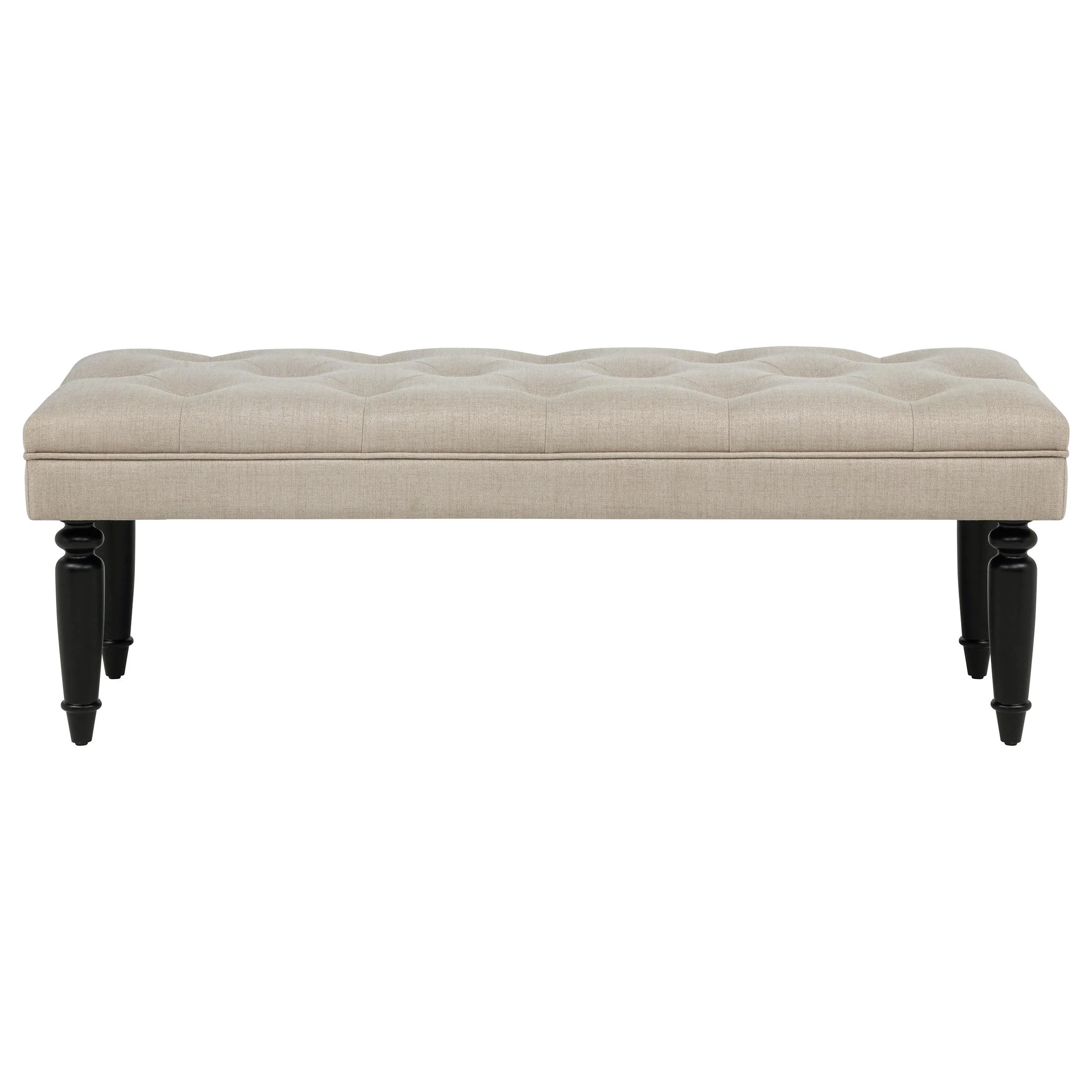 Marsha Latte 52-inch Upholstered Entryway Accent Bench - Image 3