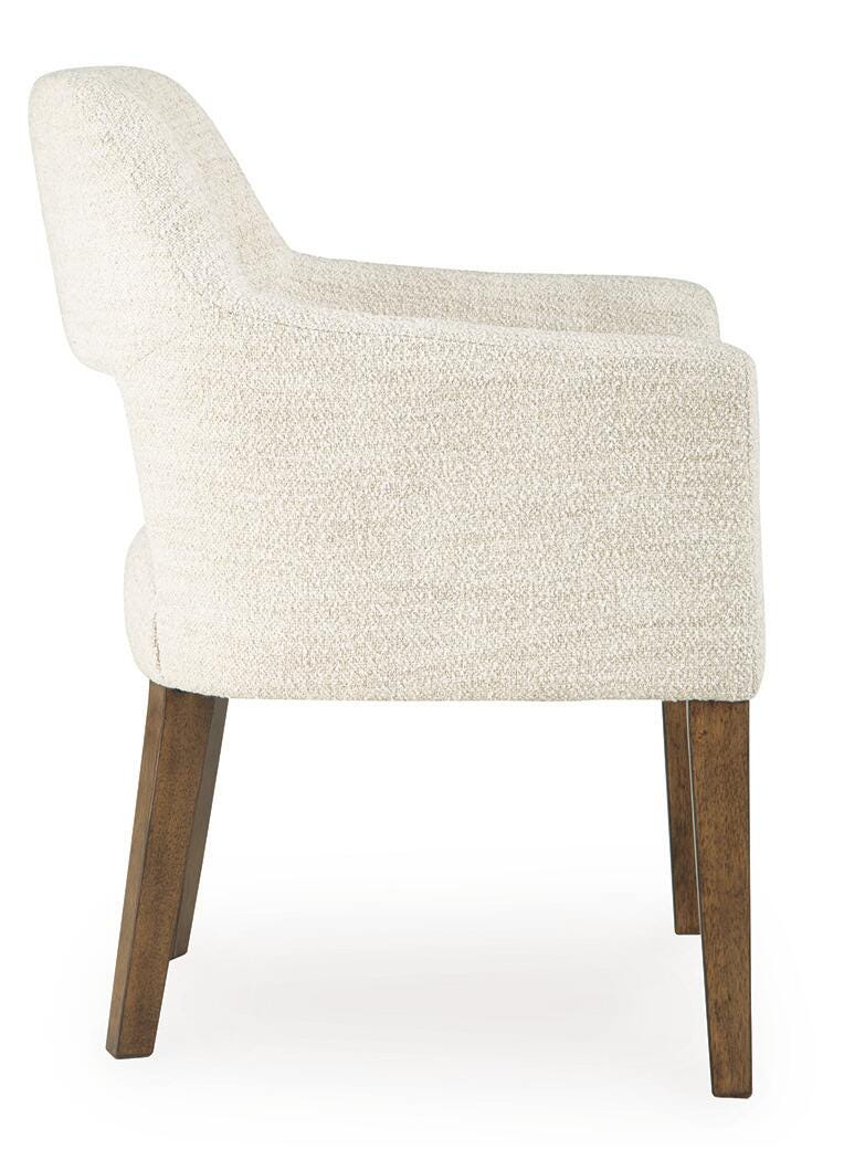 Marxmore Beige/Brown Dining Arm Chair, Set of 2 - Image 5