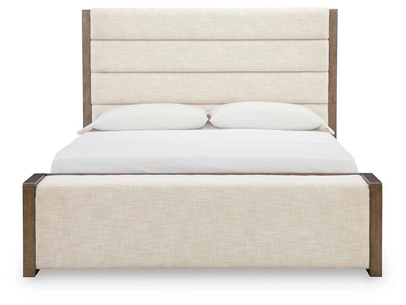 Marxmore Brown California King Upholstered Storage Bed - Image 4