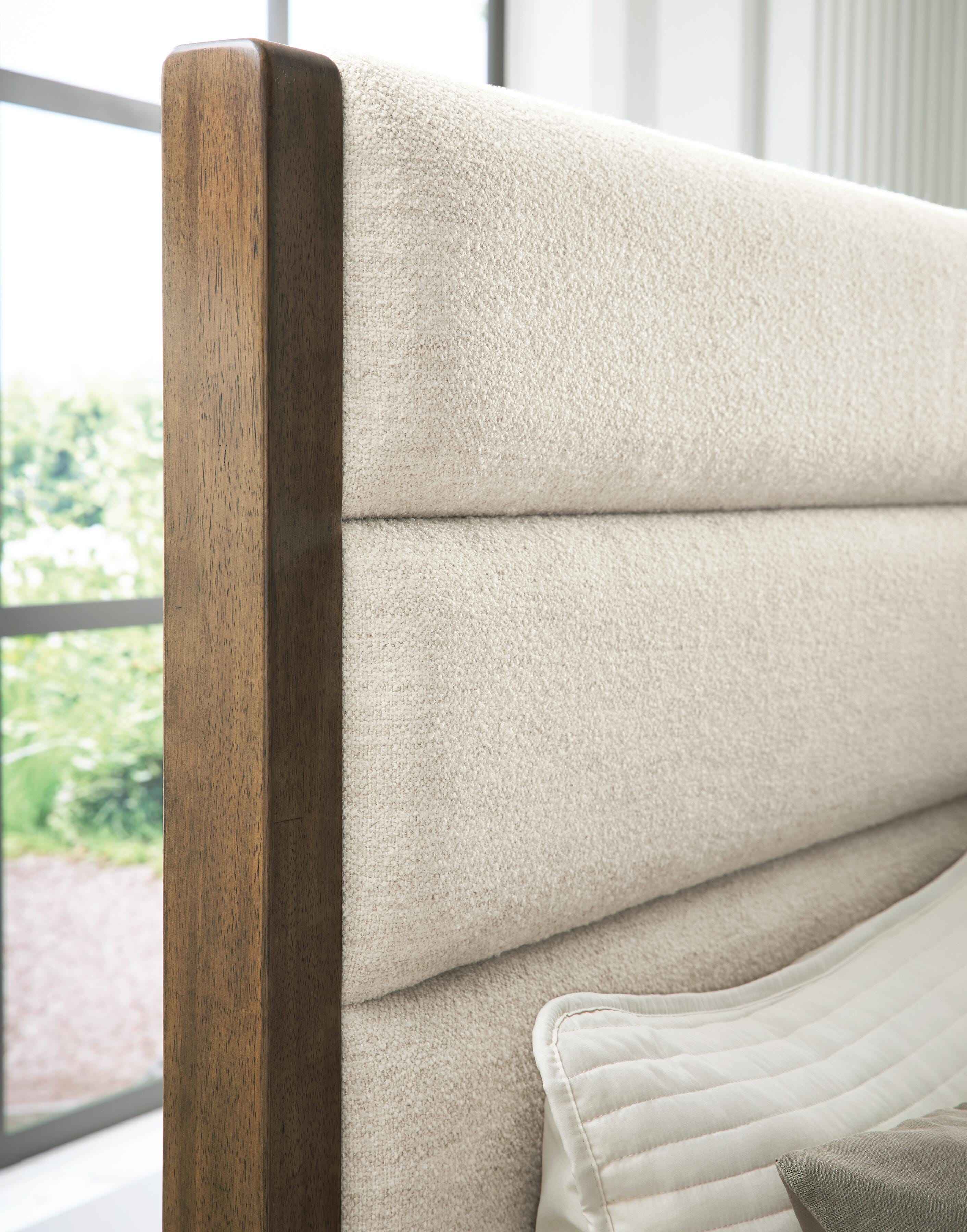Marxmore Brown California King Upholstered Storage Bed - Image 8