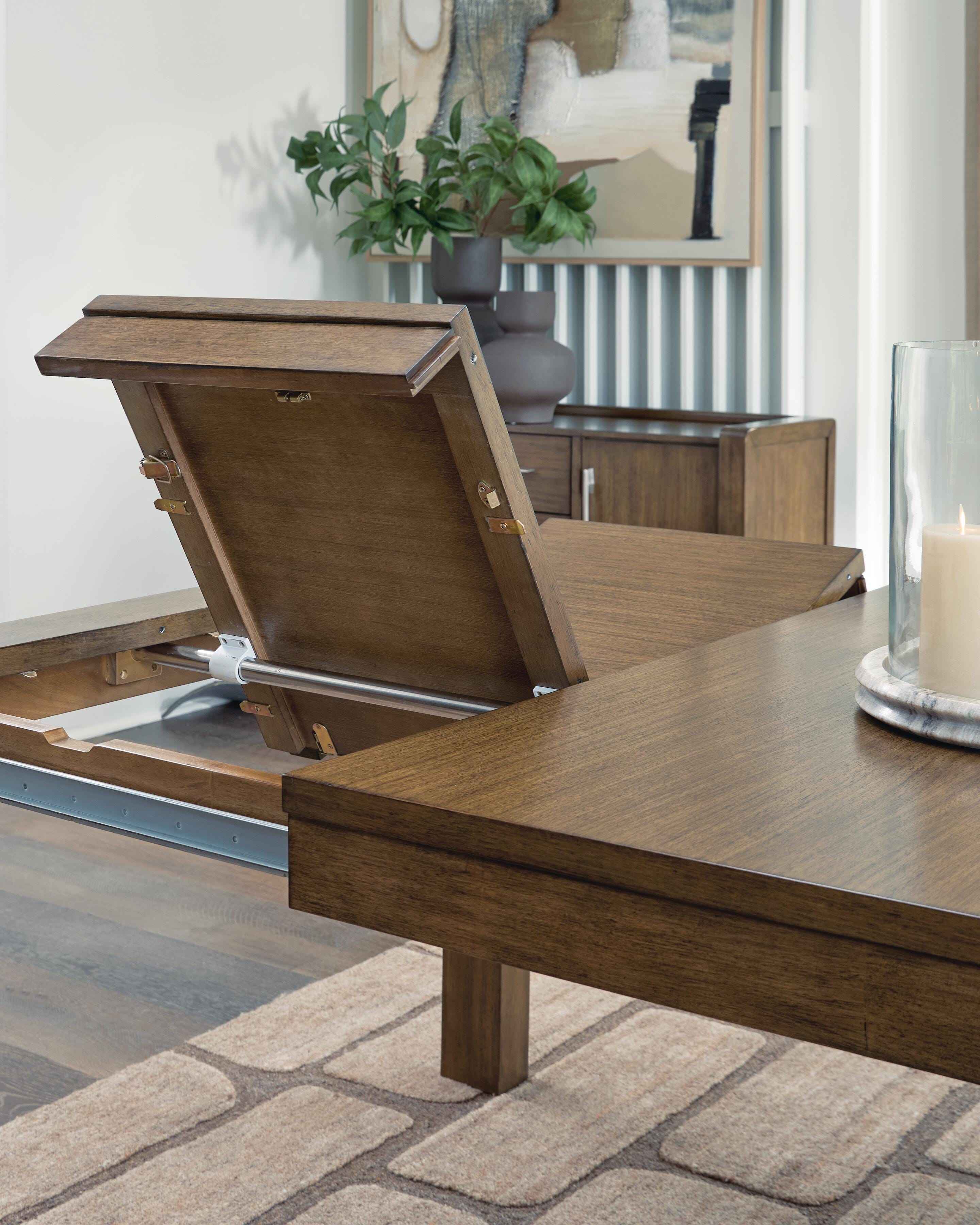 Marxmore Brown Dining Butterfly Extension Table - Image 3