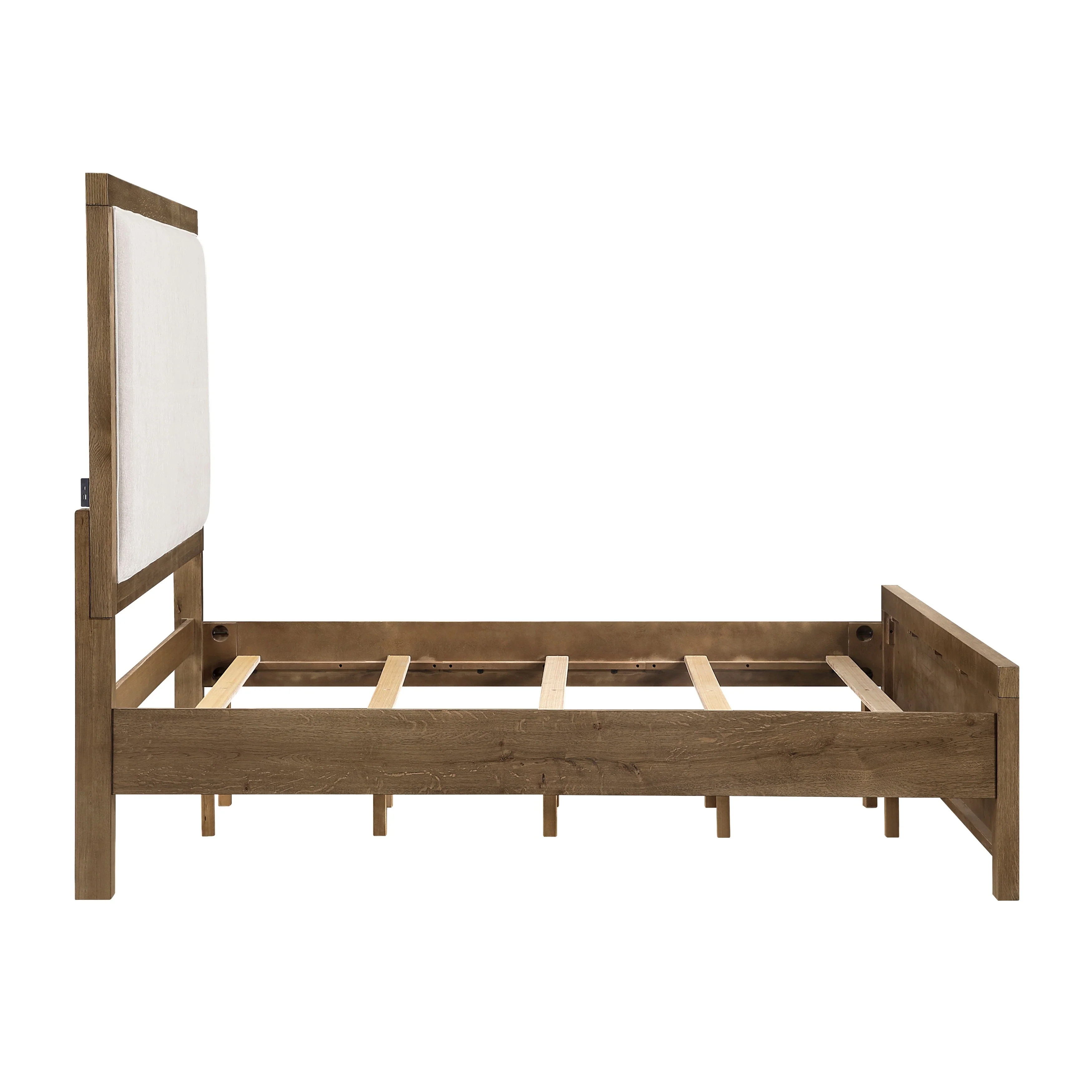 Matisse Brown Panel Upholstered Bedroom Set - Image 5