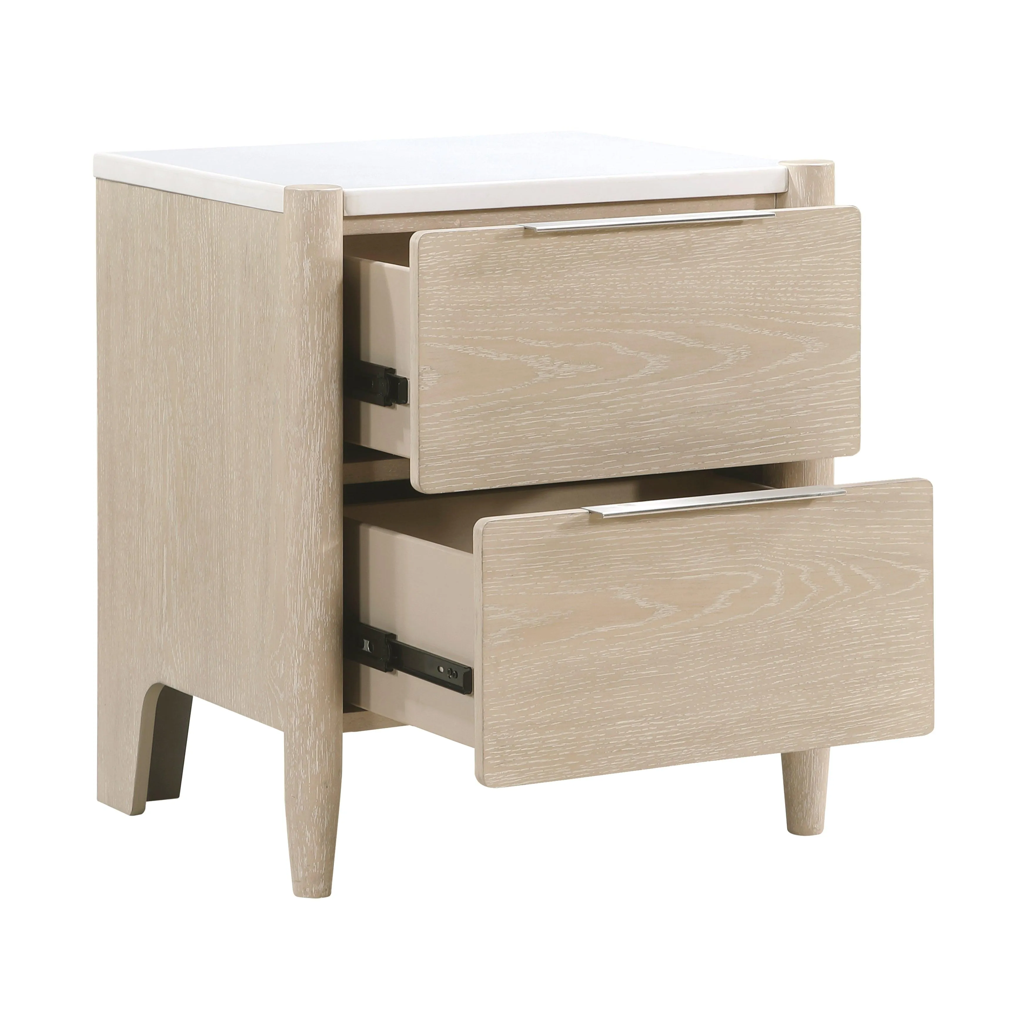 Matteo Light Oak Nightstand - Image 2