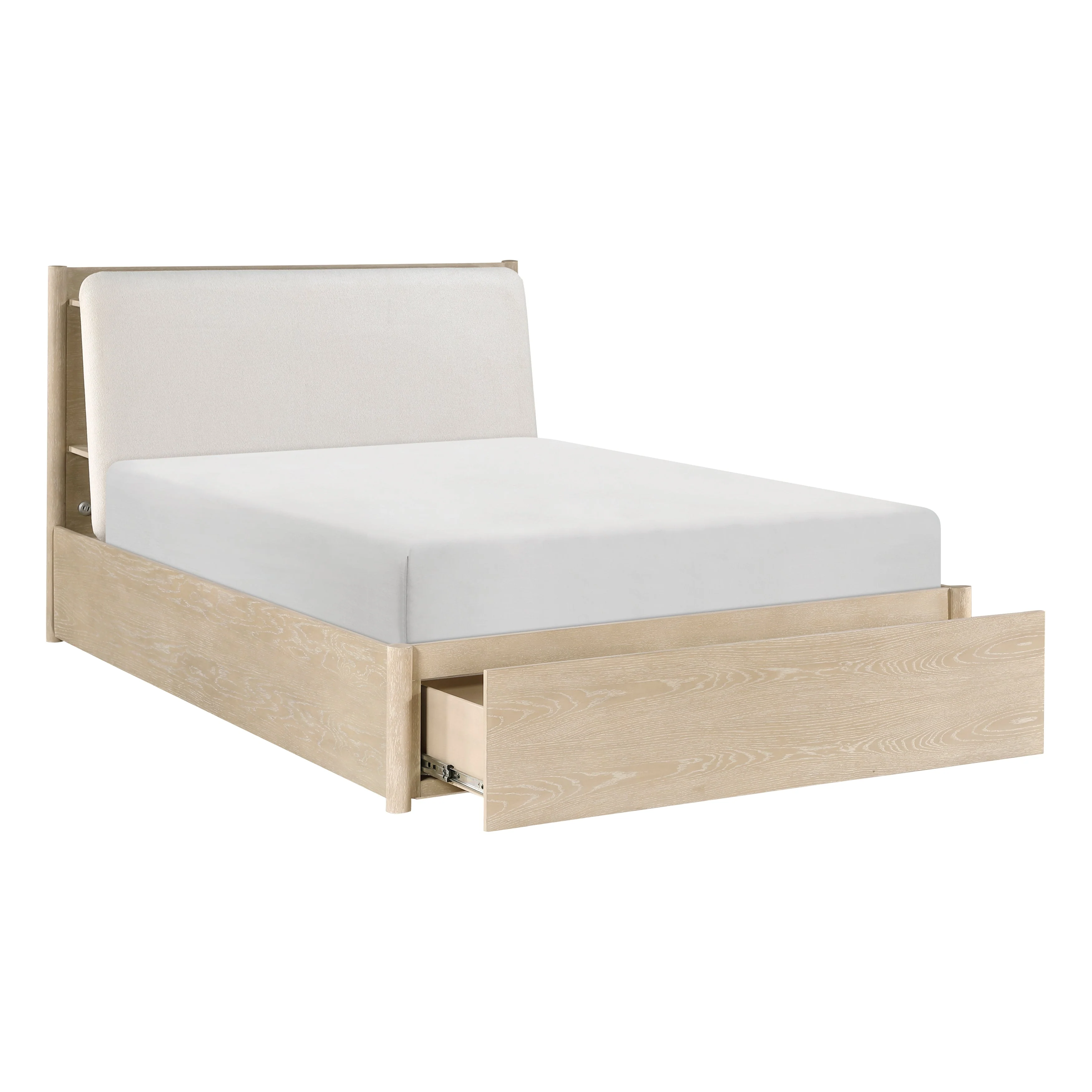 Matteo Light Oak Storage Platform Bedroom Set - Image 5