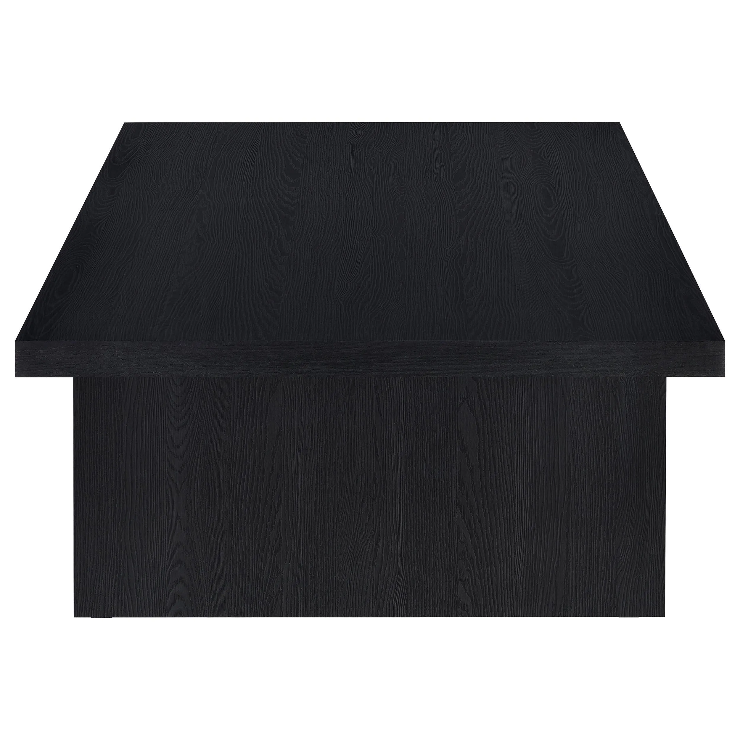 Max Black 2-Piece Rectangular Coffee and End Table Set - Image 10