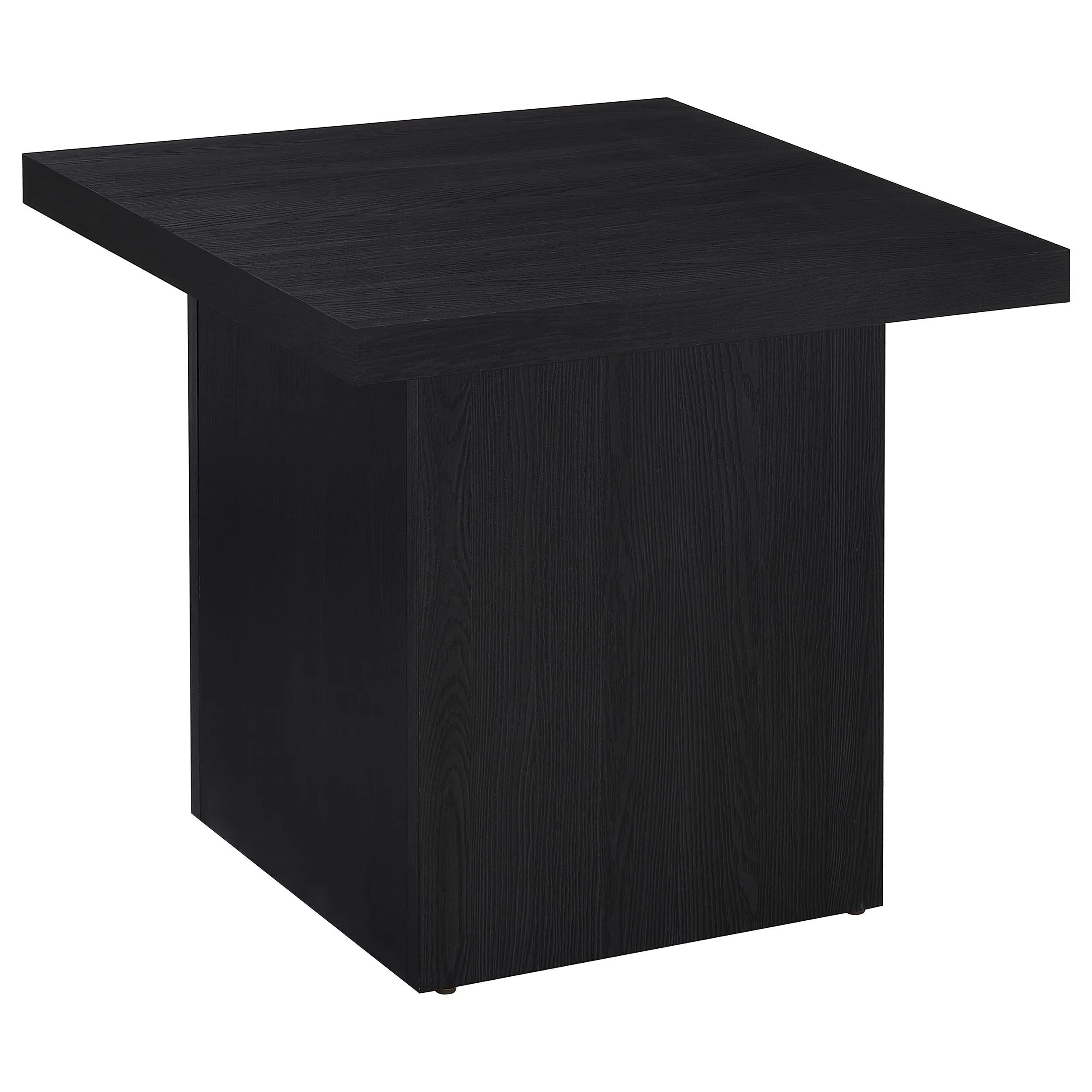 Max Black 2-Piece Rectangular Coffee and End Table Set - Image 5