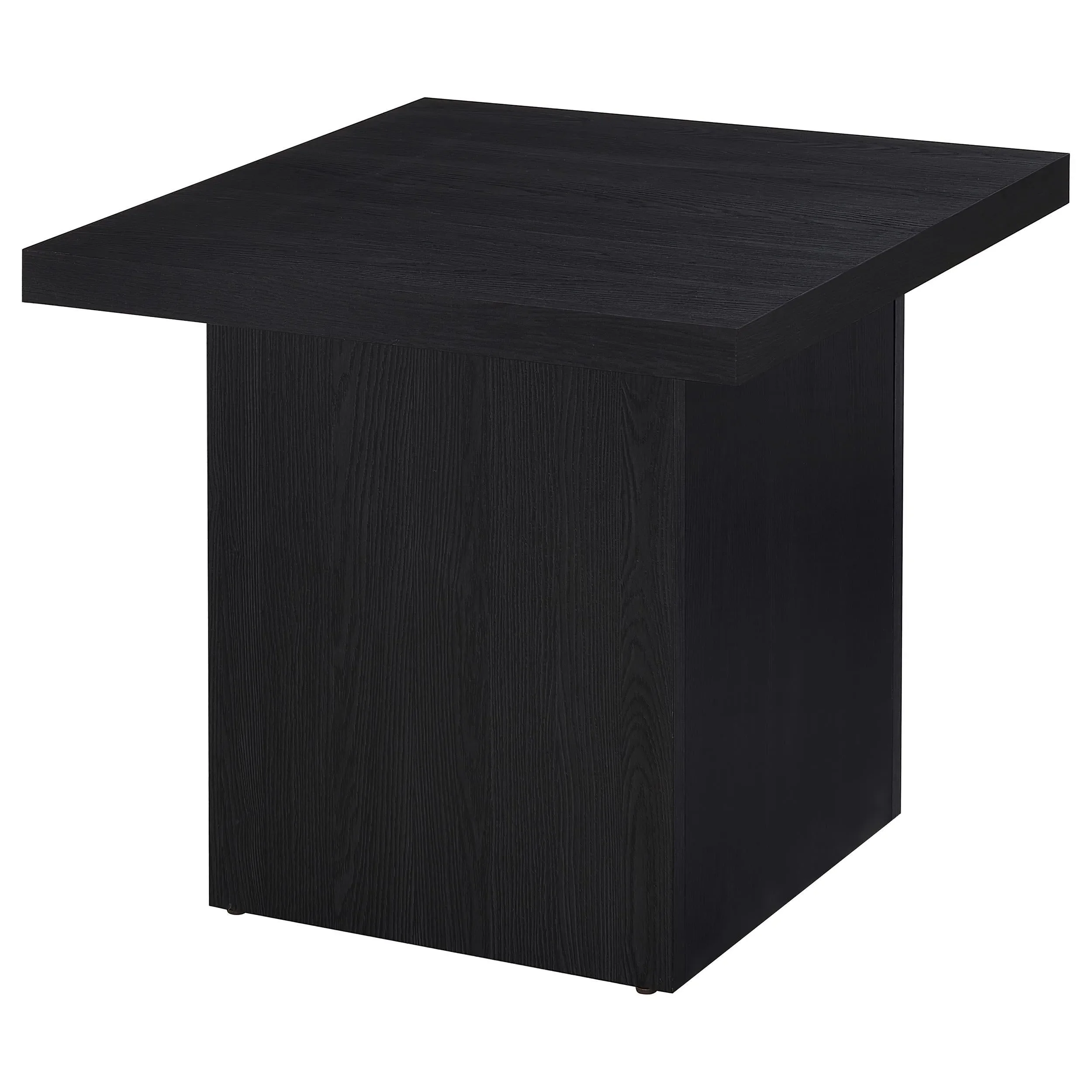 Max Black 2-Piece Rectangular Coffee and End Table Set - Image 6