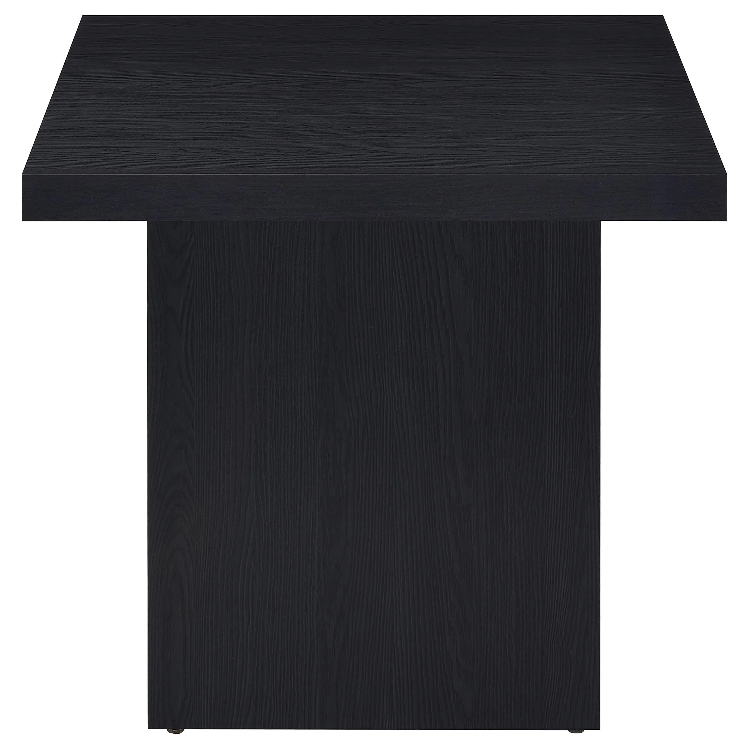 Max Black 2-Piece Rectangular Coffee and End Table Set - Image 7