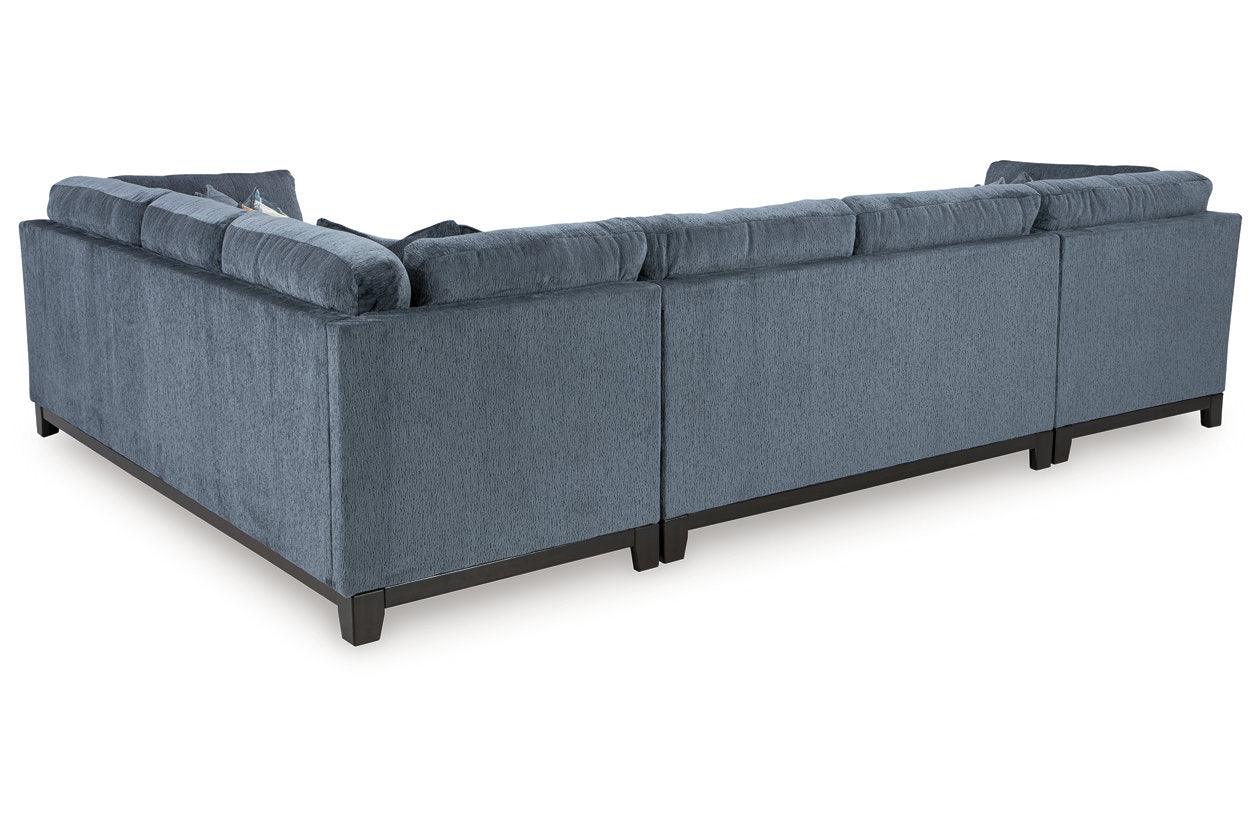 Maxon Place Navy 3-Piece Sectional with LAF Chaise - Image 2
