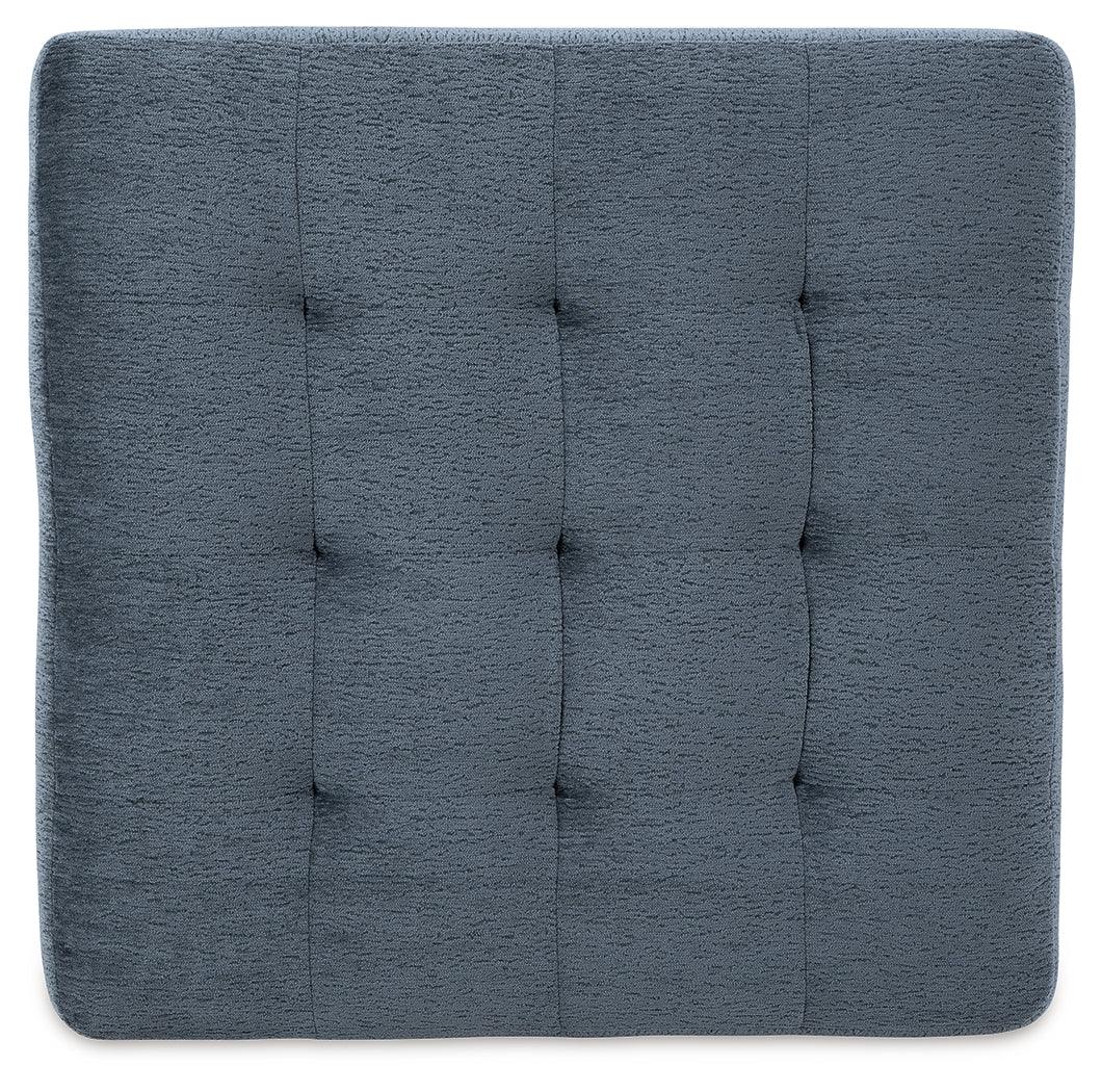 Maxon Place Navy Oversized Accent Ottoman - Image 4