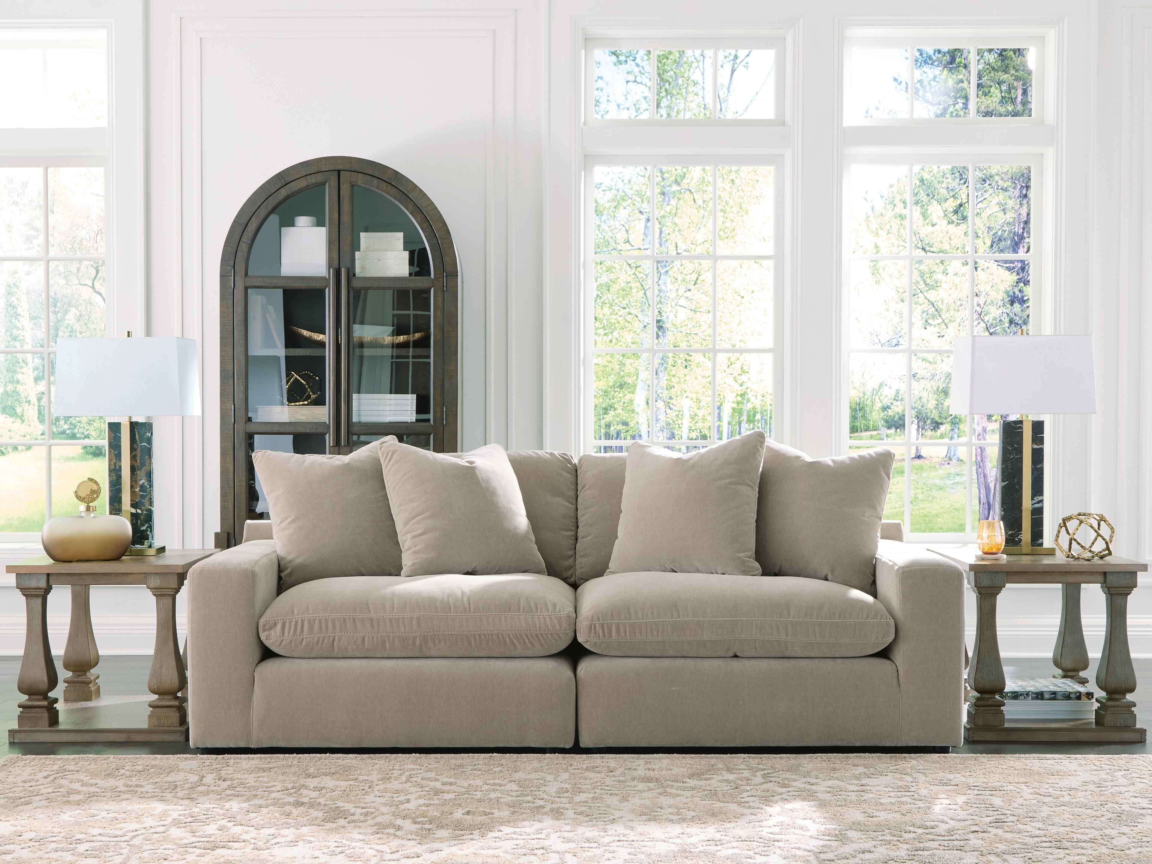 Maxton Heights Pebble 2-Piece Sectional Sofa