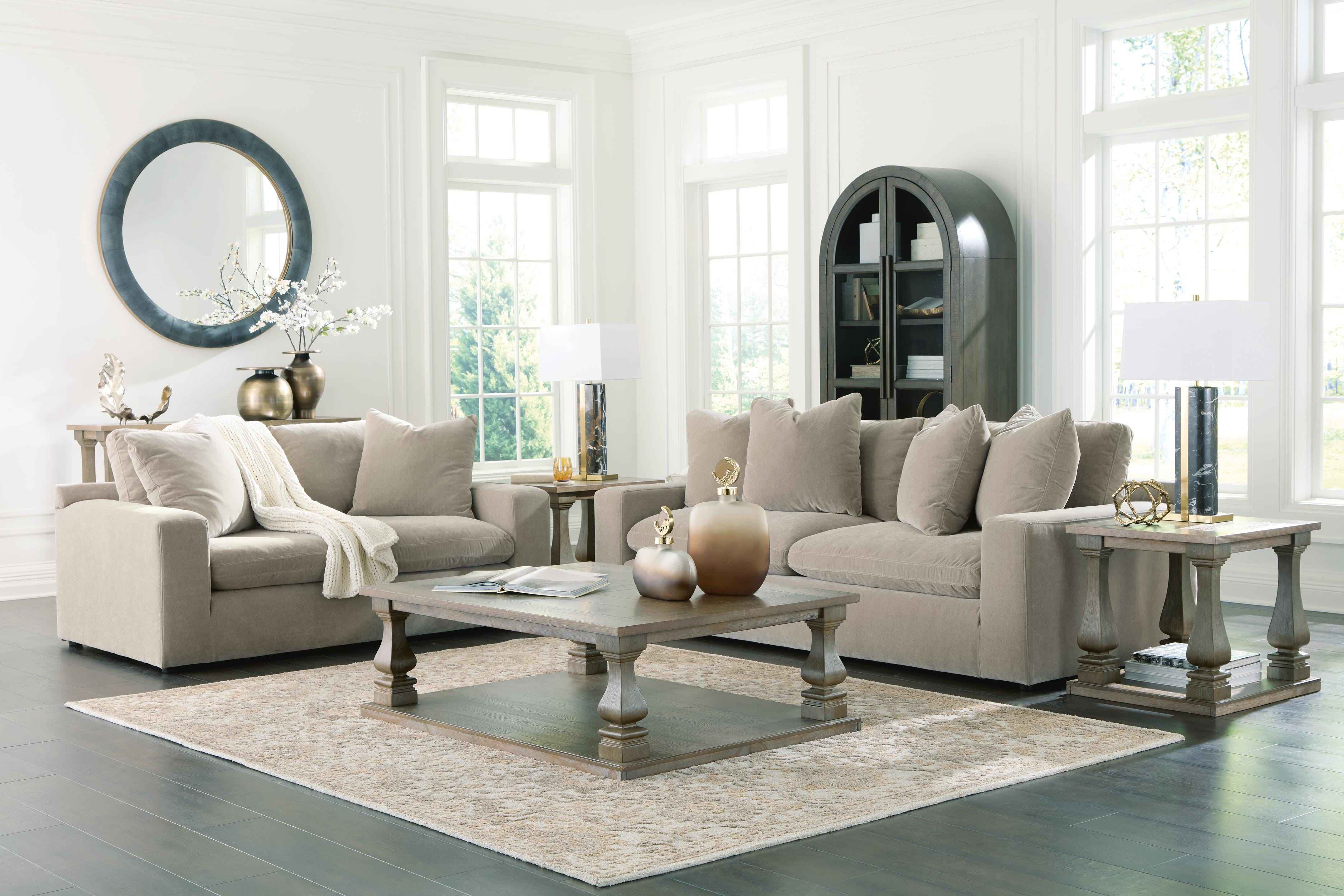 Maxton Heights Pebble Living Room Set