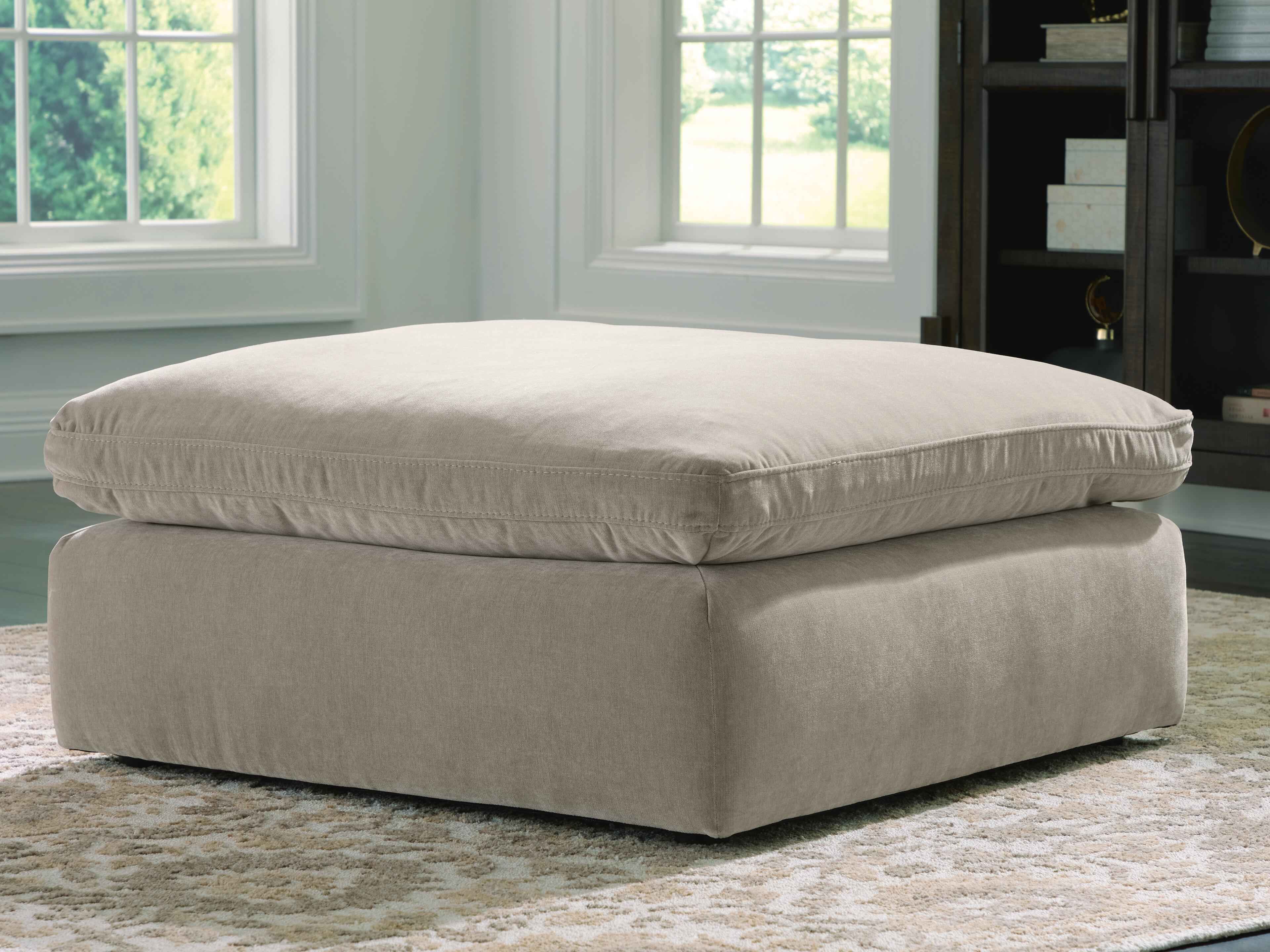 Maxton Heights Pebble Ottoman